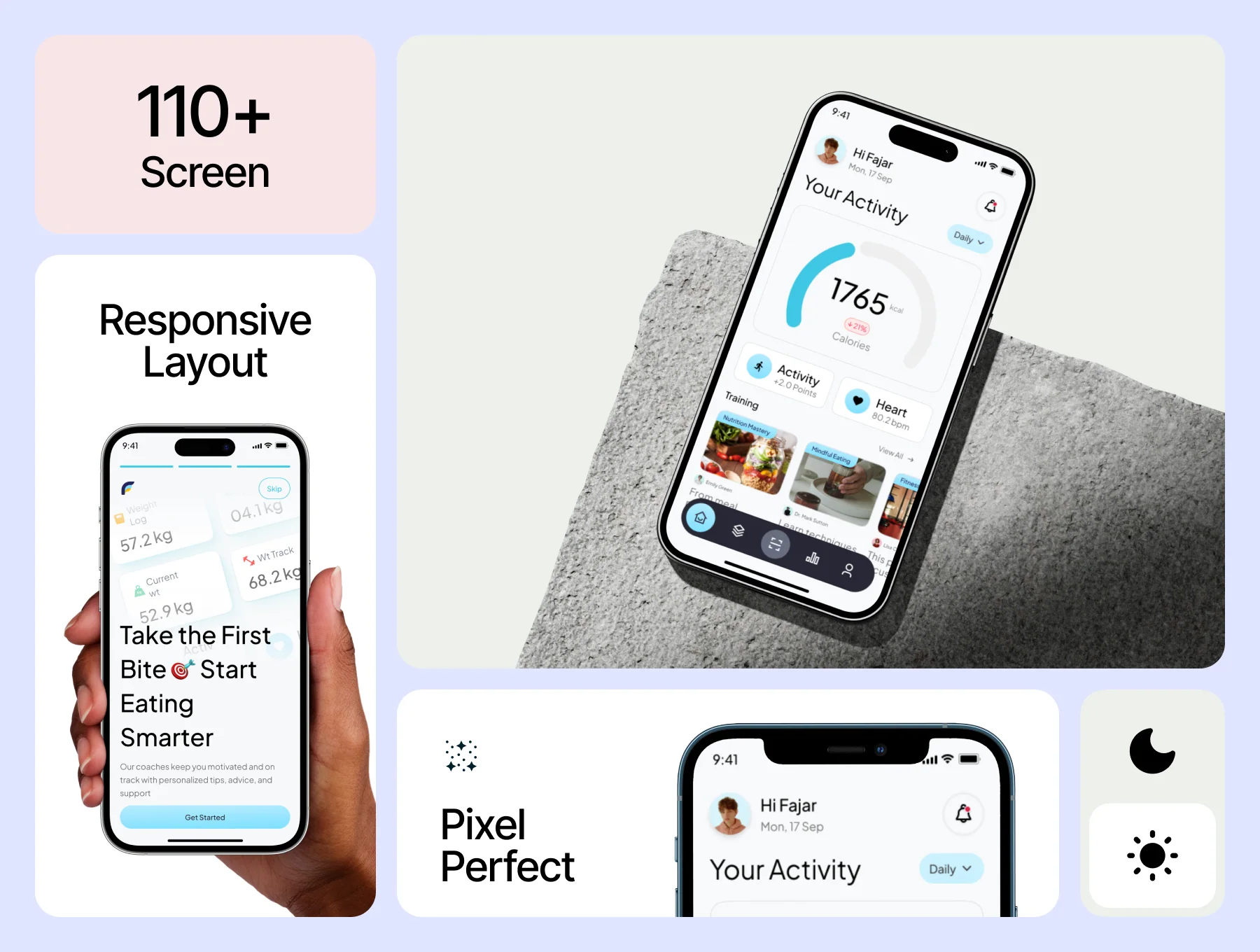 FitBite - Diet Tracker Mobile App UI KIT 2