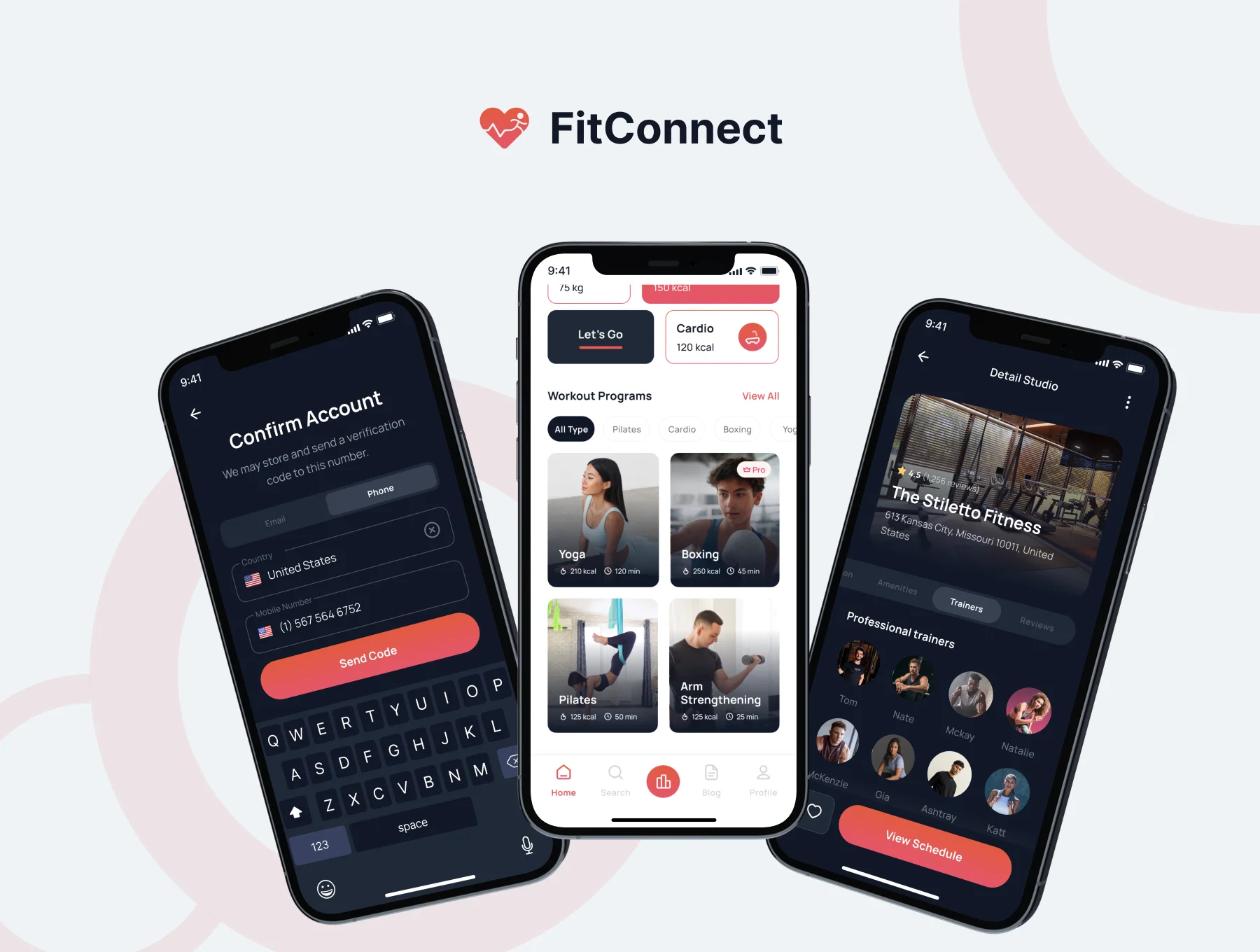 FitConnect  - Fitness and Workout App UI Kit 2