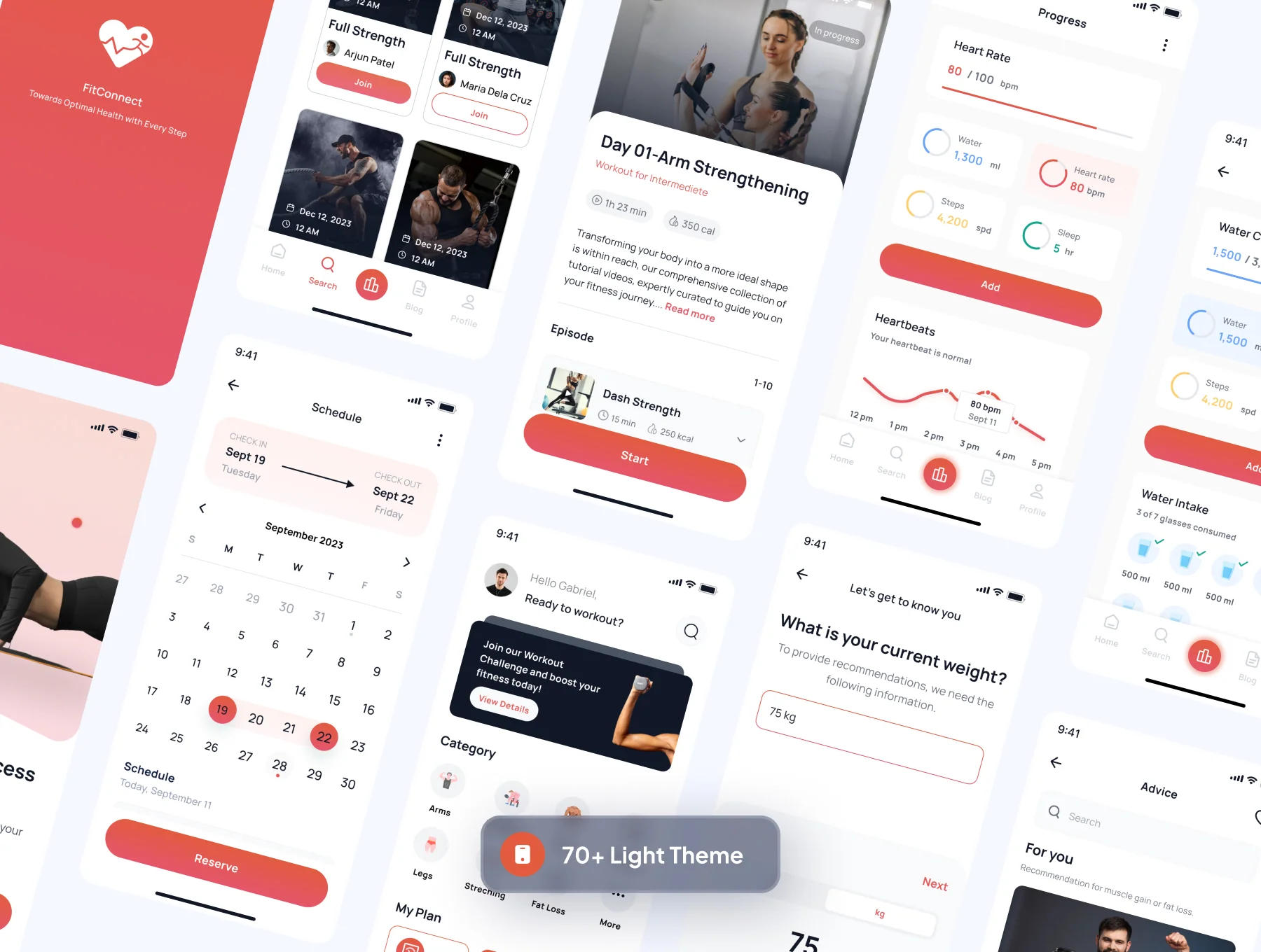 FitConnect  - Fitness and Workout App UI Kit 5