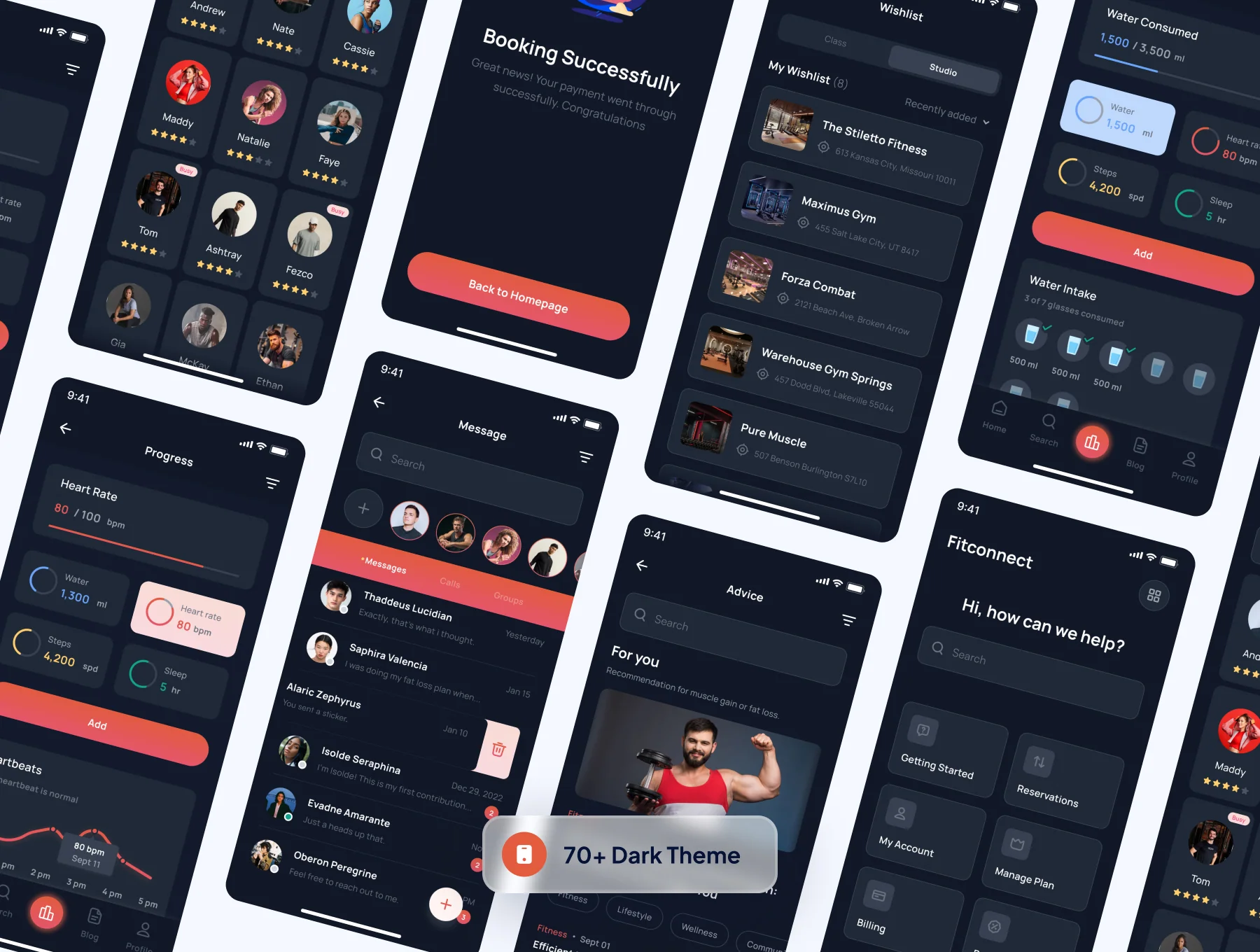 FitConnect  - Fitness and Workout App UI Kit 6