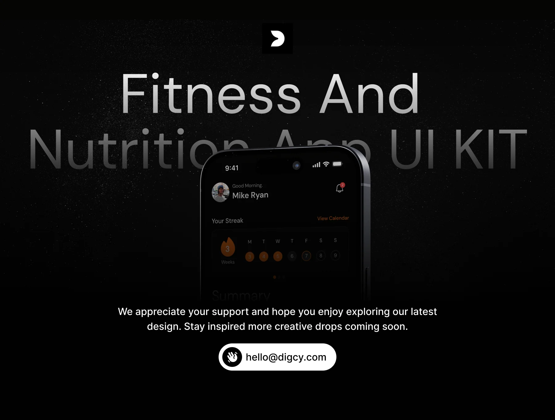 FitFlow – Fitness & Nutrition App UI Kit 6