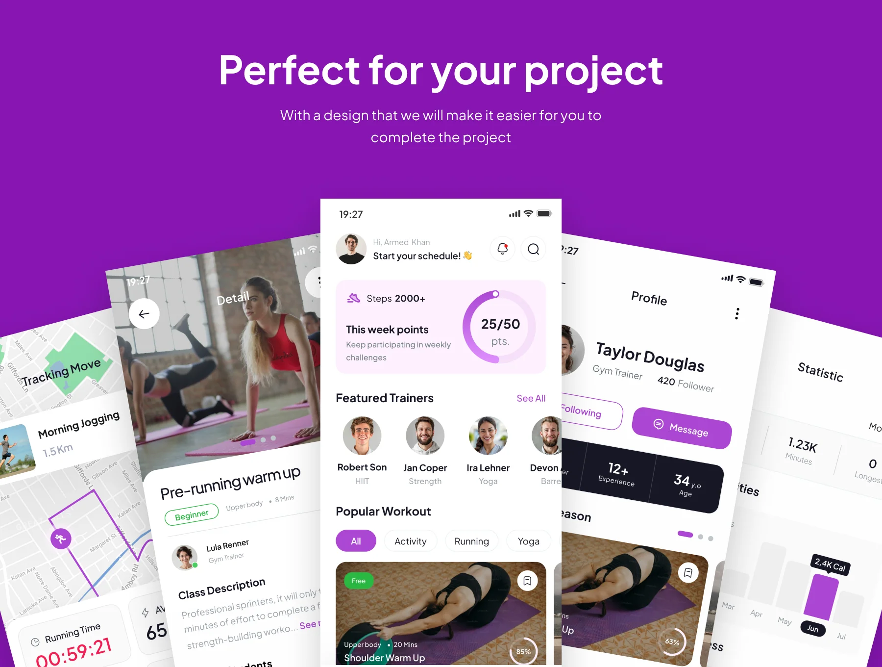 FitForge - Workout App UI Kits 4