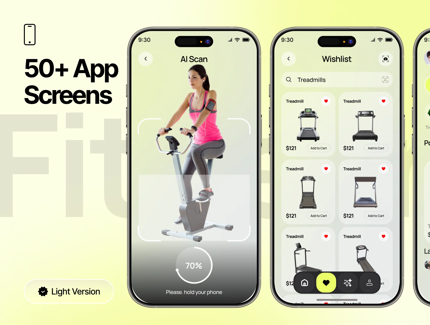 Fitgear - AI Fitness Equipment Ecommerce Shop App UI Kit 4