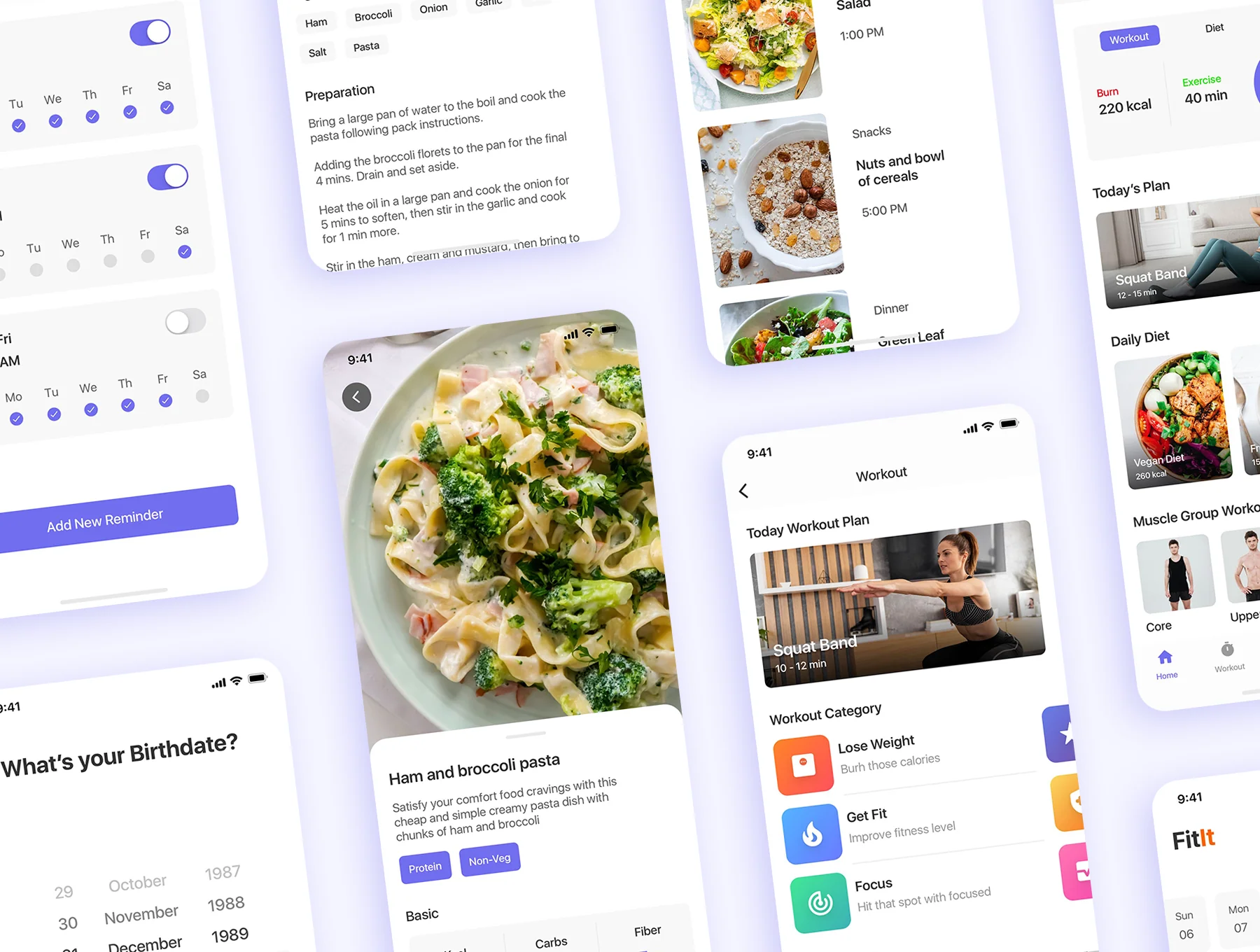FitIt - Fitness App UI Kit 5