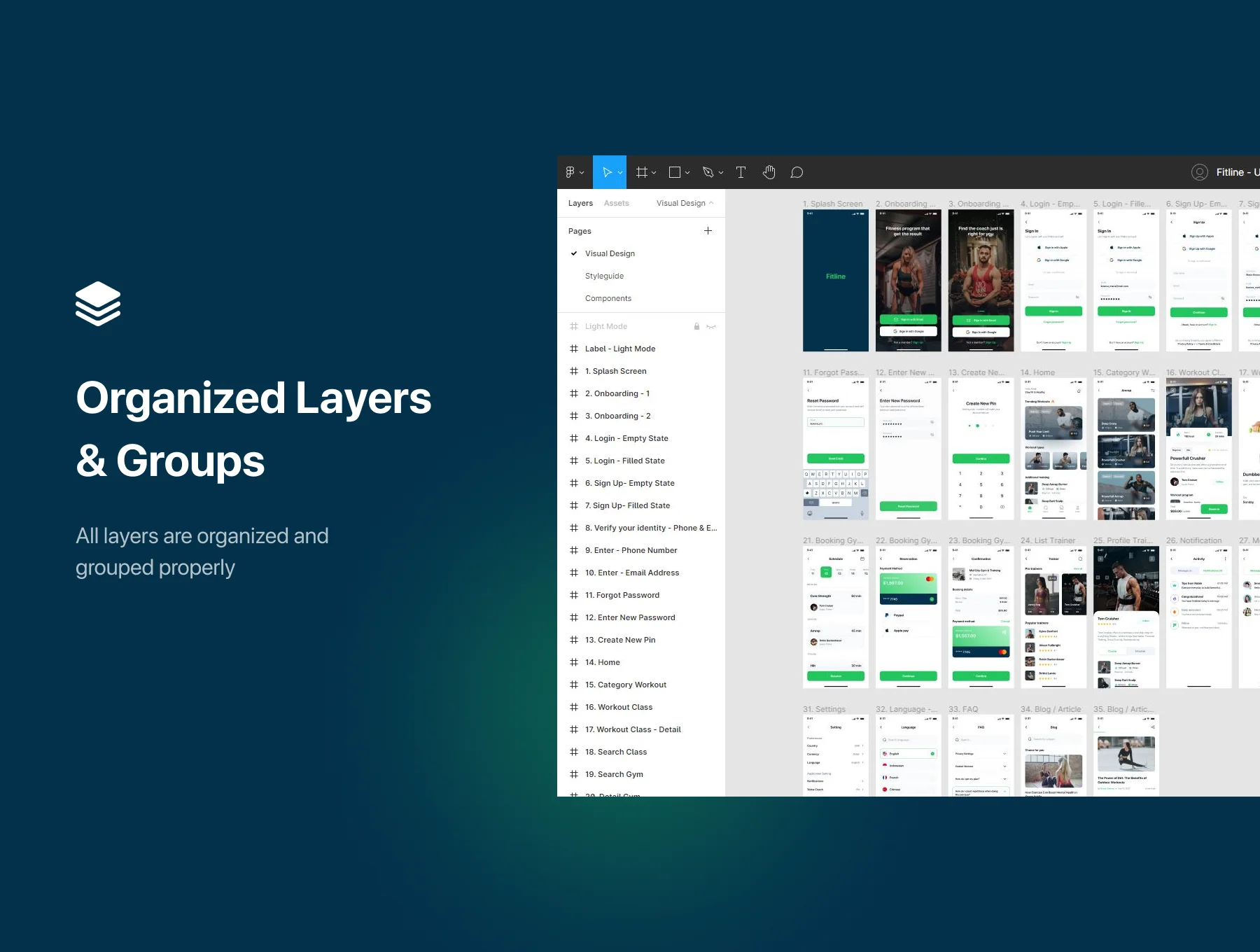 Fitline - Fitness & Workout App UI Kit 4