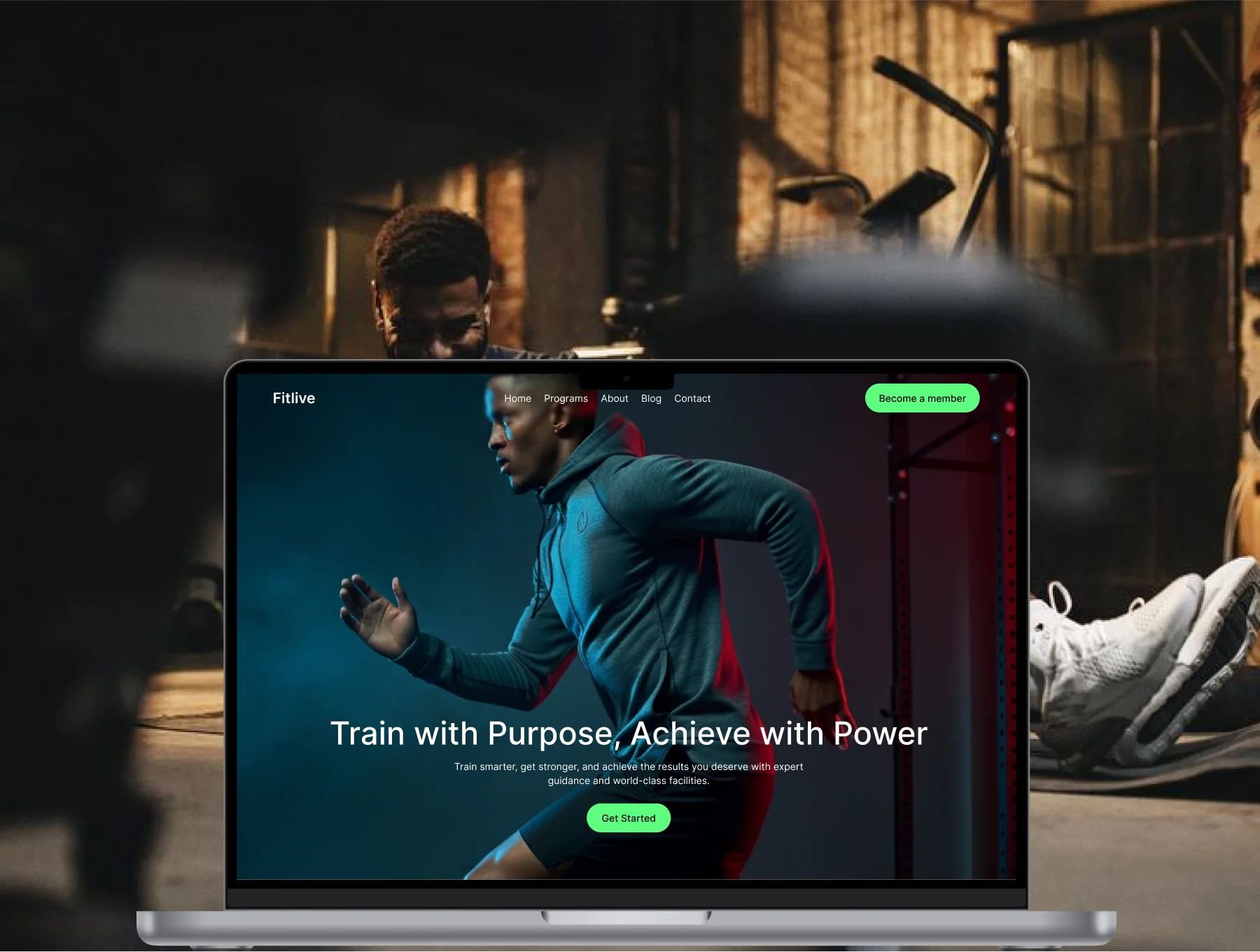 Fitlive - Modern Fitness Landing Page UI Kit 4