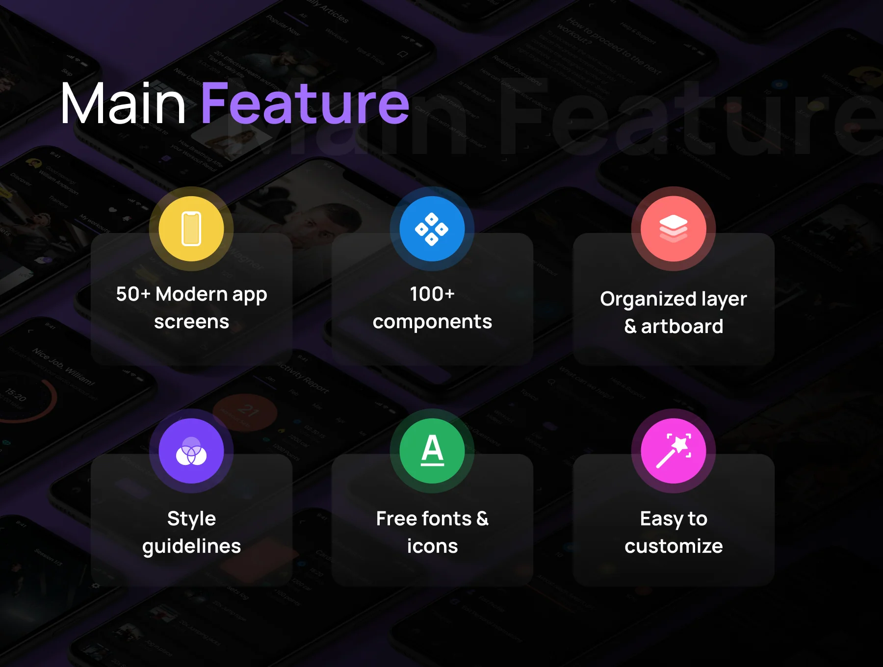 Fitly App - Modern Fitness App UI Design Kit 2