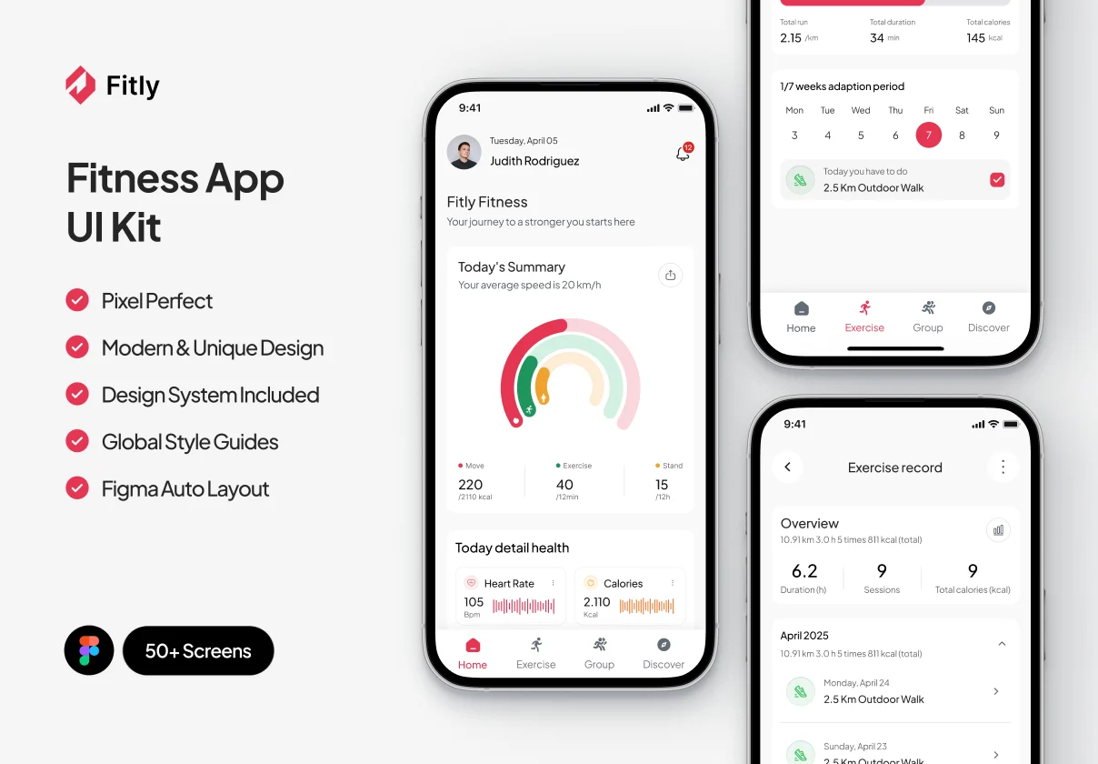 Fitly - Fitness App
