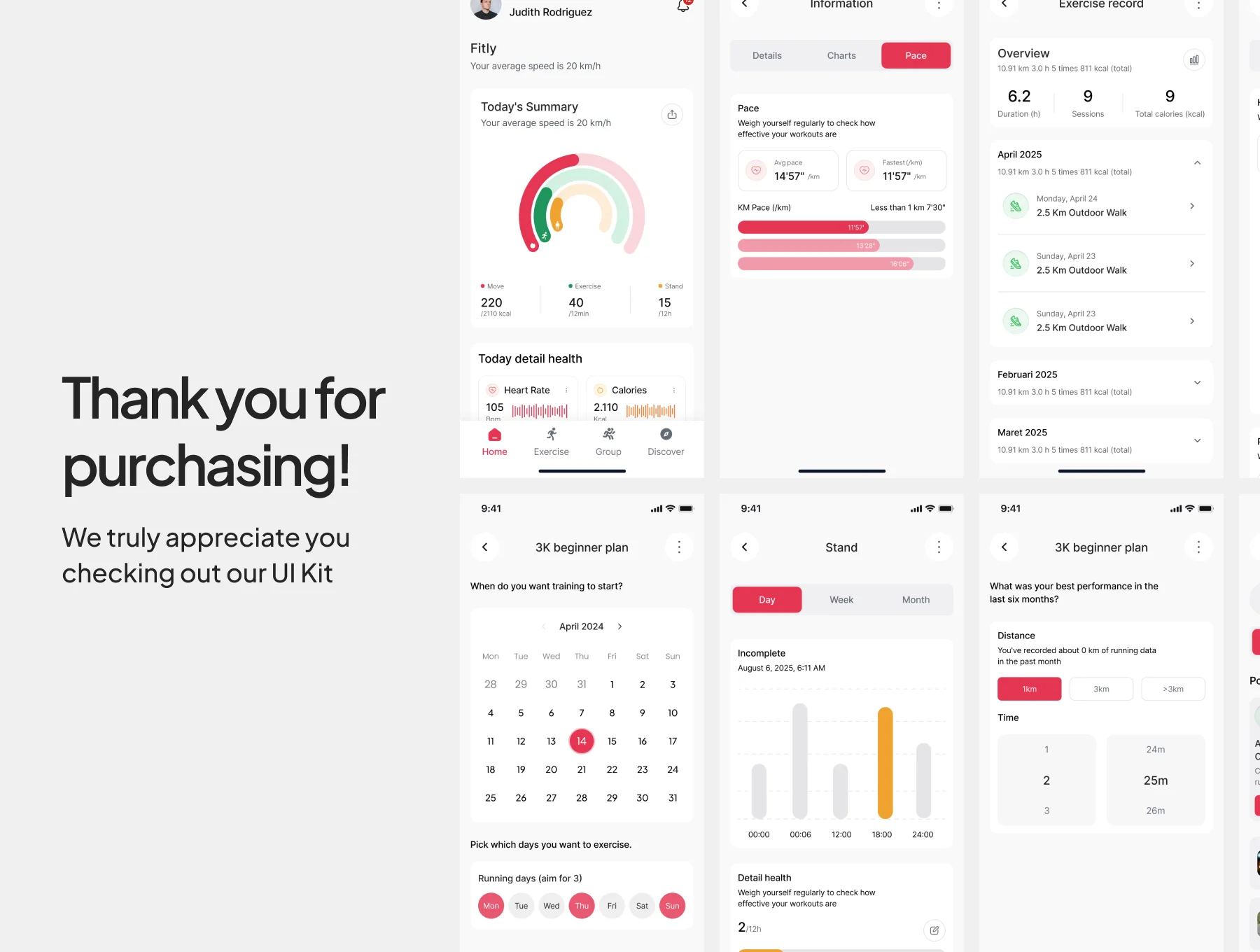 Fitly - Fitness App 8