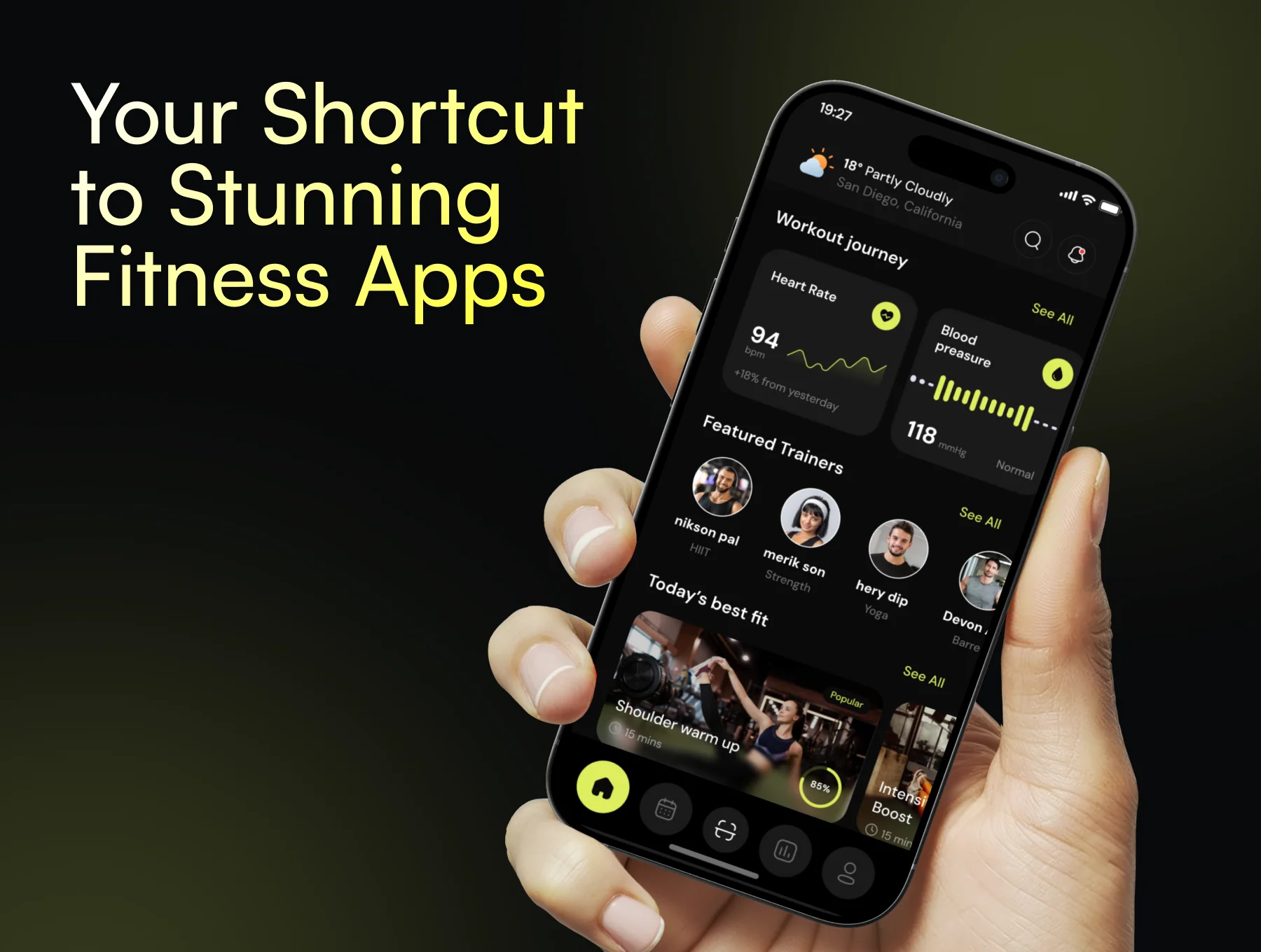 Fitly - Fitness & Workout Mobile UI Kit 4