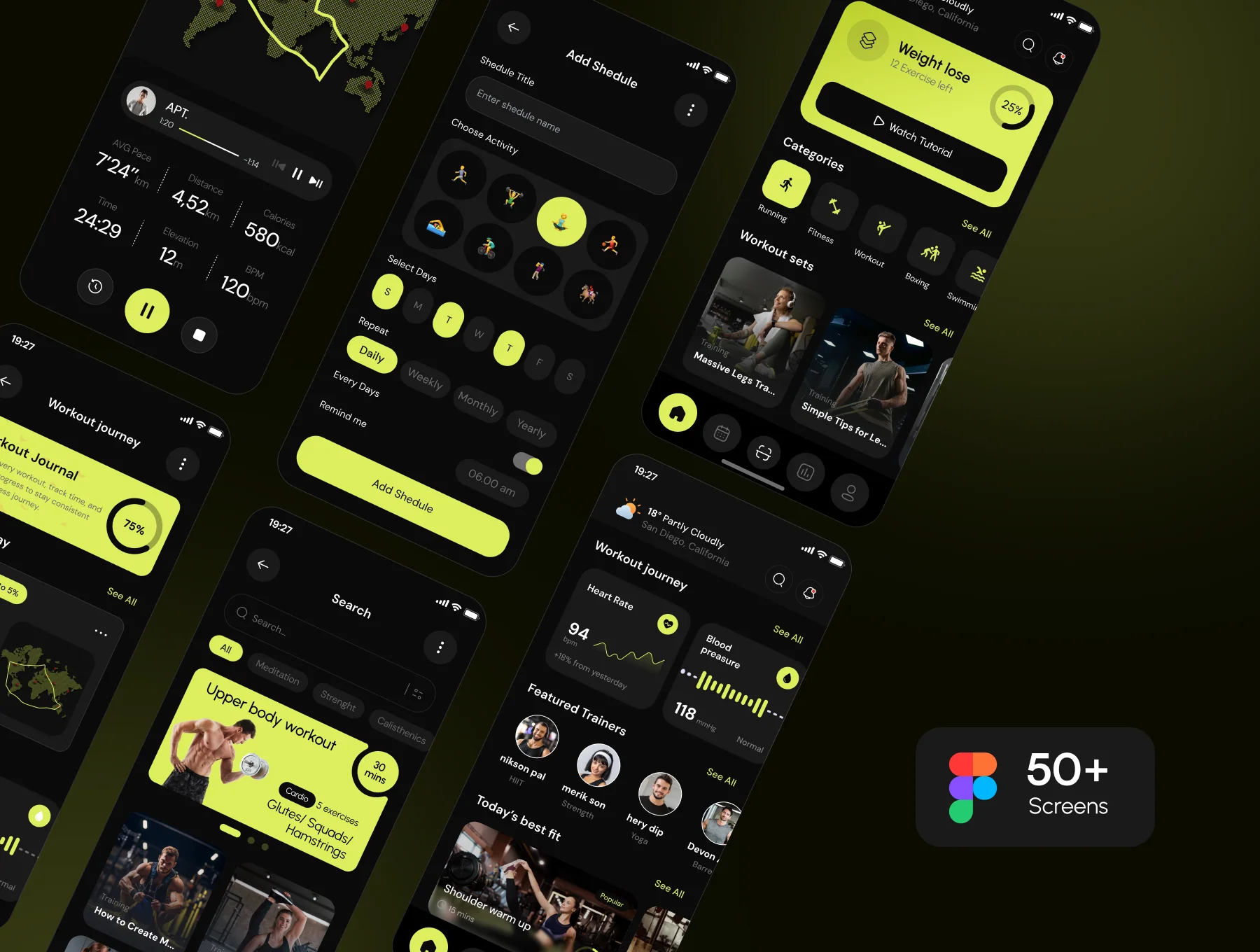 Fitly - Fitness & Workout Mobile UI Kit 6