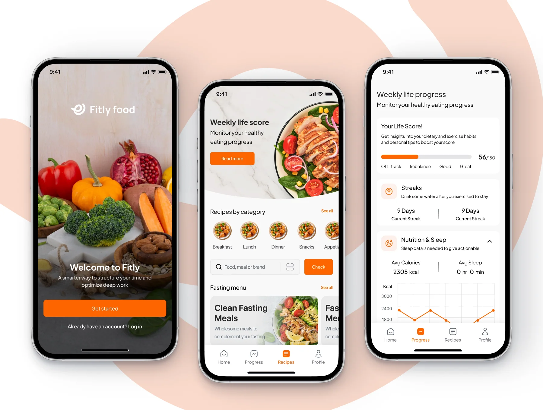 Fitly food - Meal Planner App 2