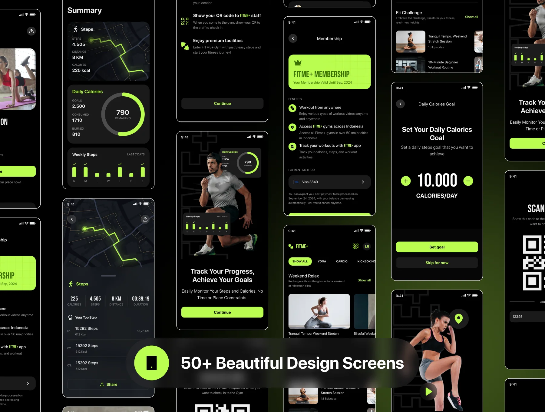 FITME - Fitness Premium App UI KIT 3