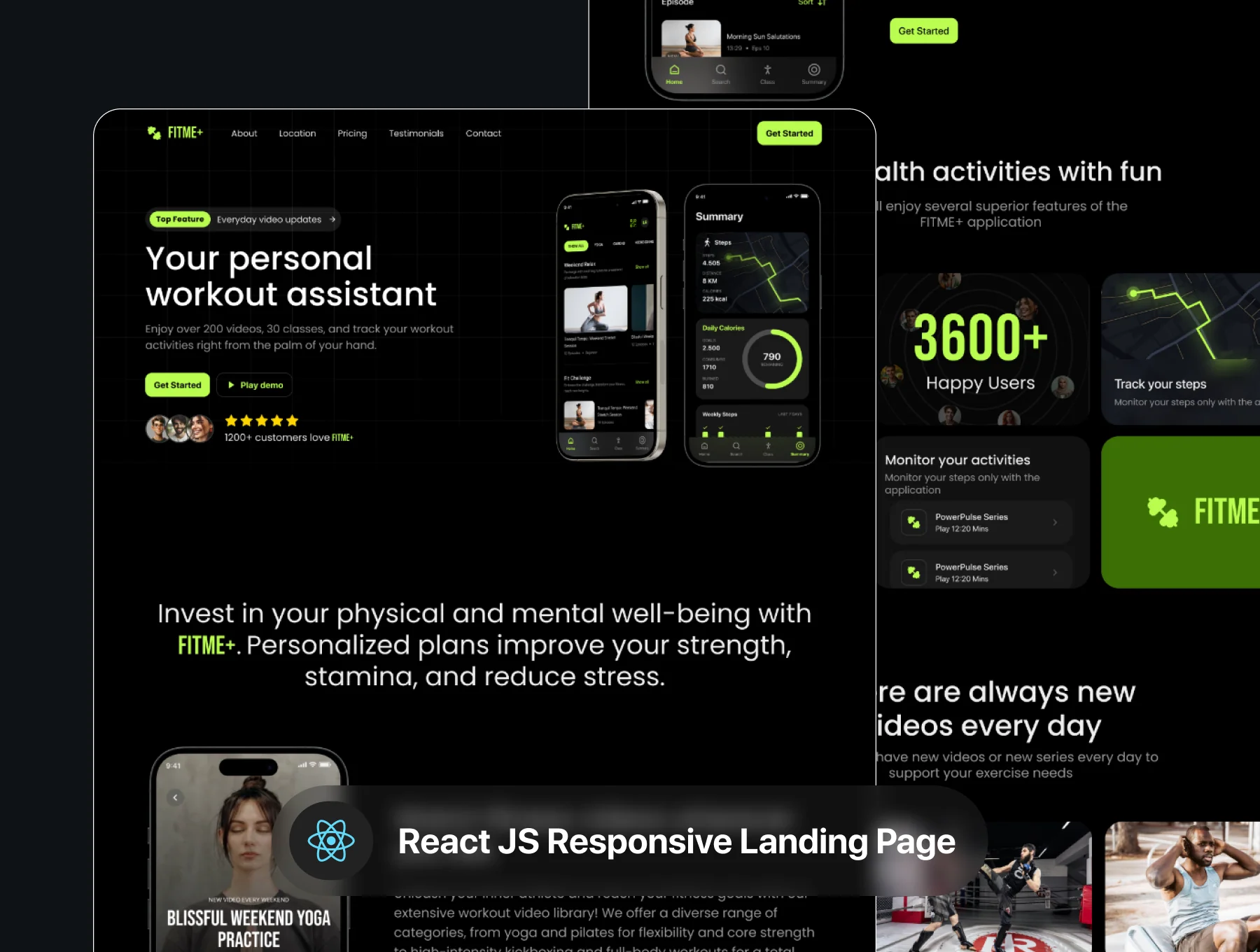FITME - Fitness Premium App UI KIT 4