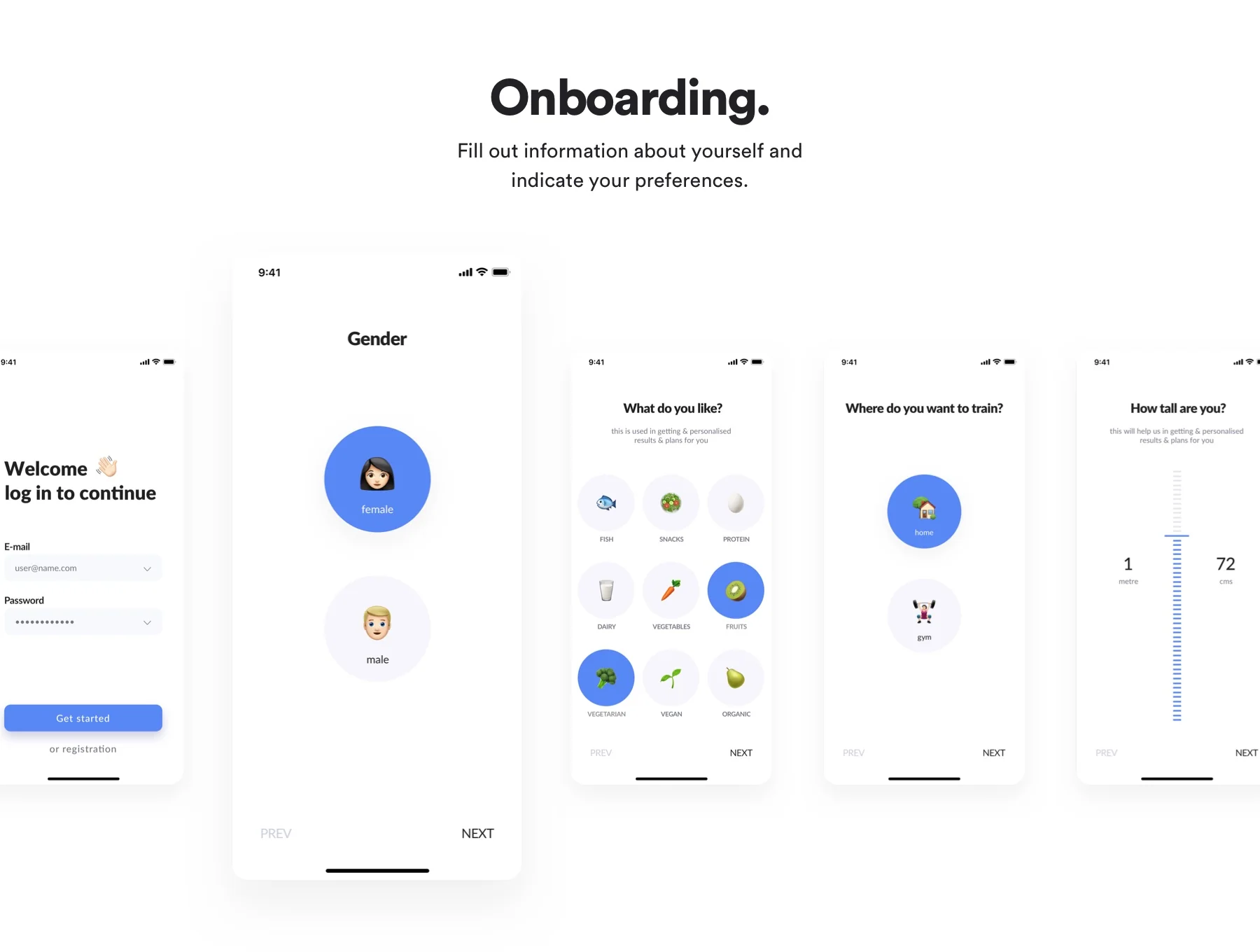 FitMe UI Kit 2