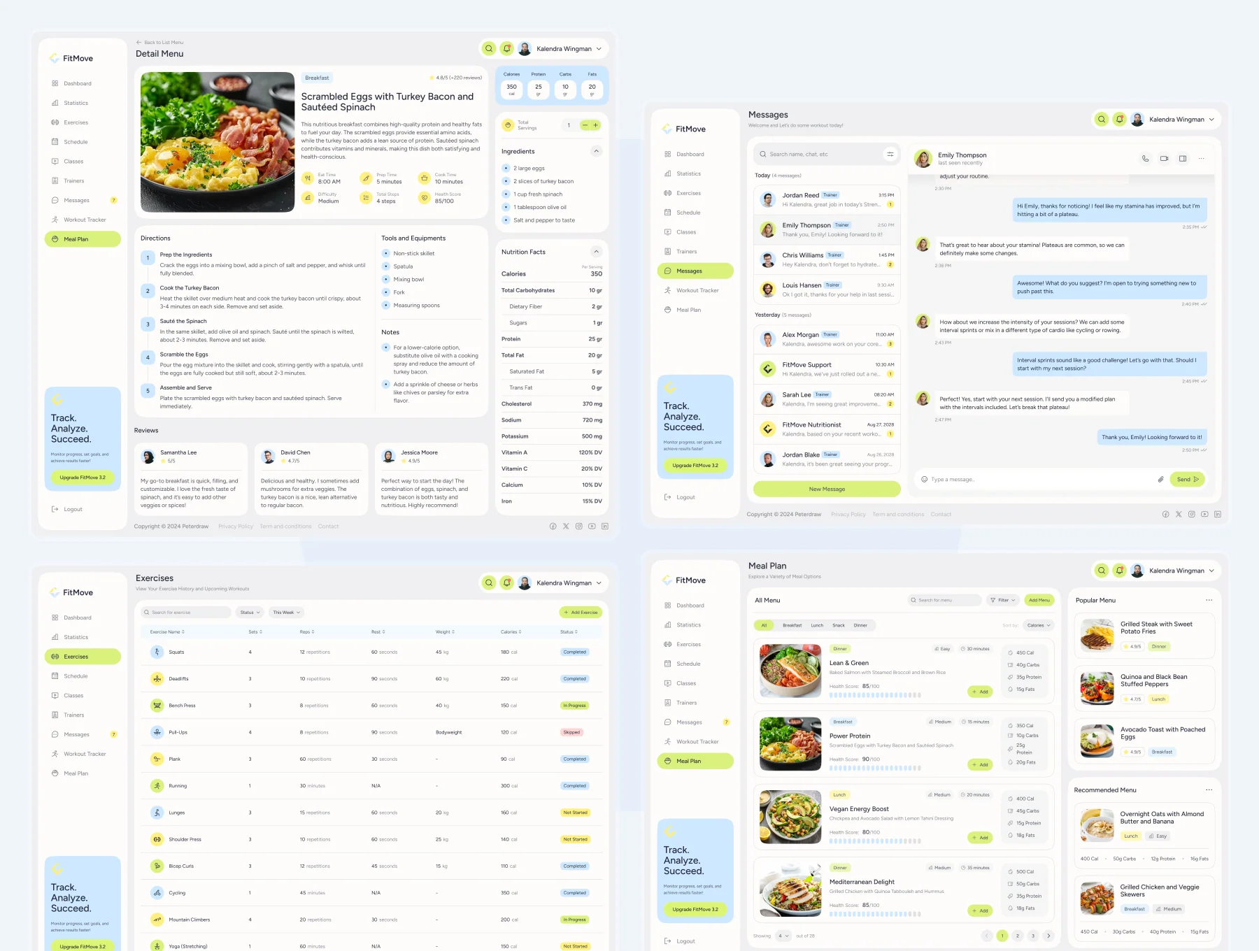 FitMove - Fitness & Workout Tracking Admin Dashboard 6