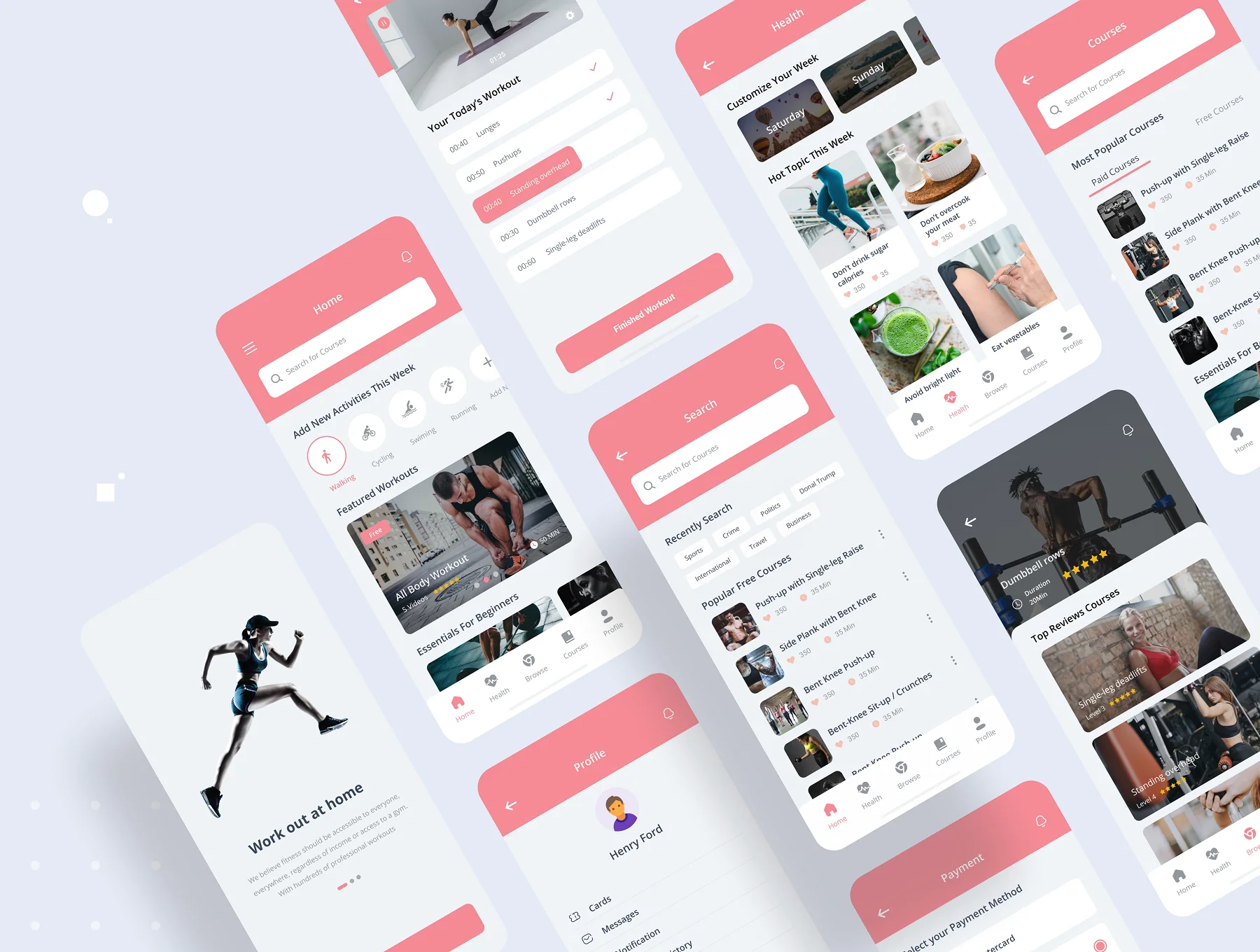 Fitness & Workout App UI Kit 9