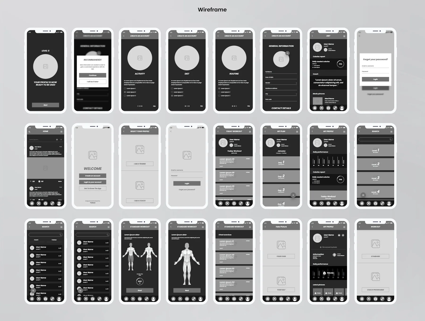 Fitness and Workout Mobile Application UI-Kit 6