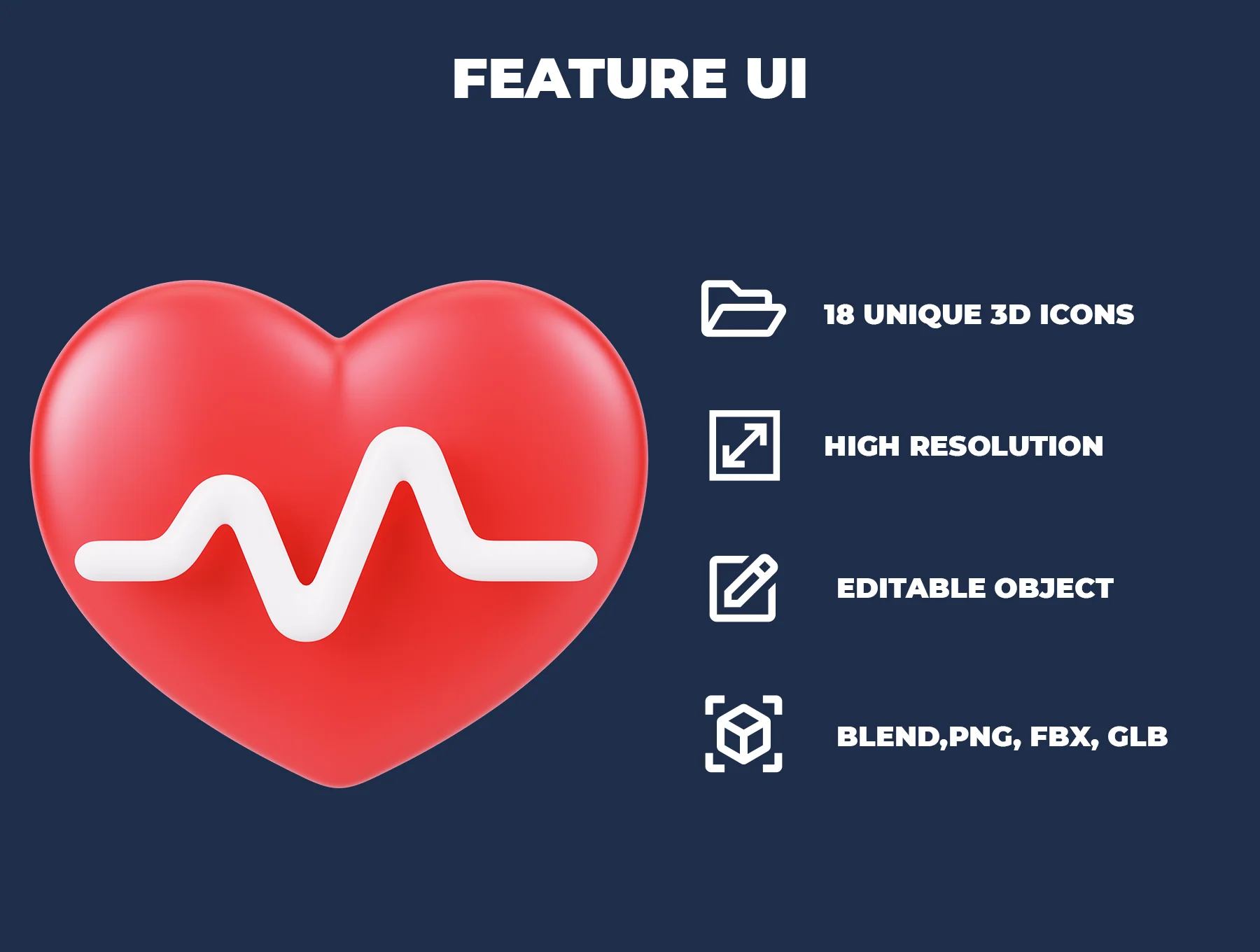 Fitness Items 3D Icon Pack 2