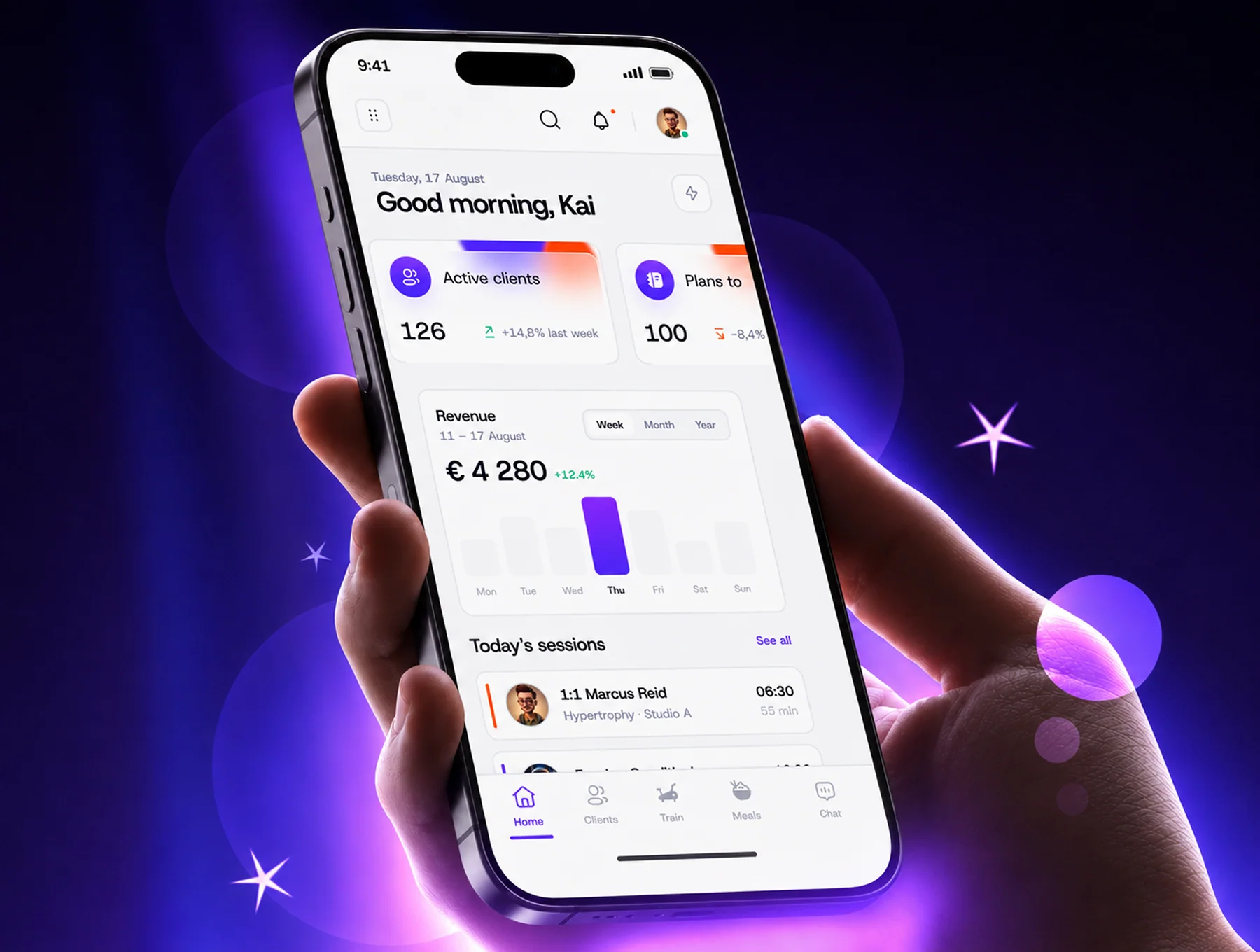 Fitness Tracking Mobile App UI Kit 5
