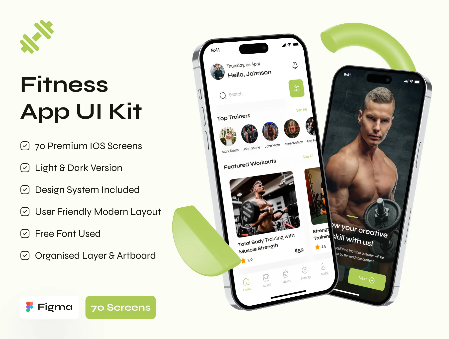 Fitness & Workout App UI Kit