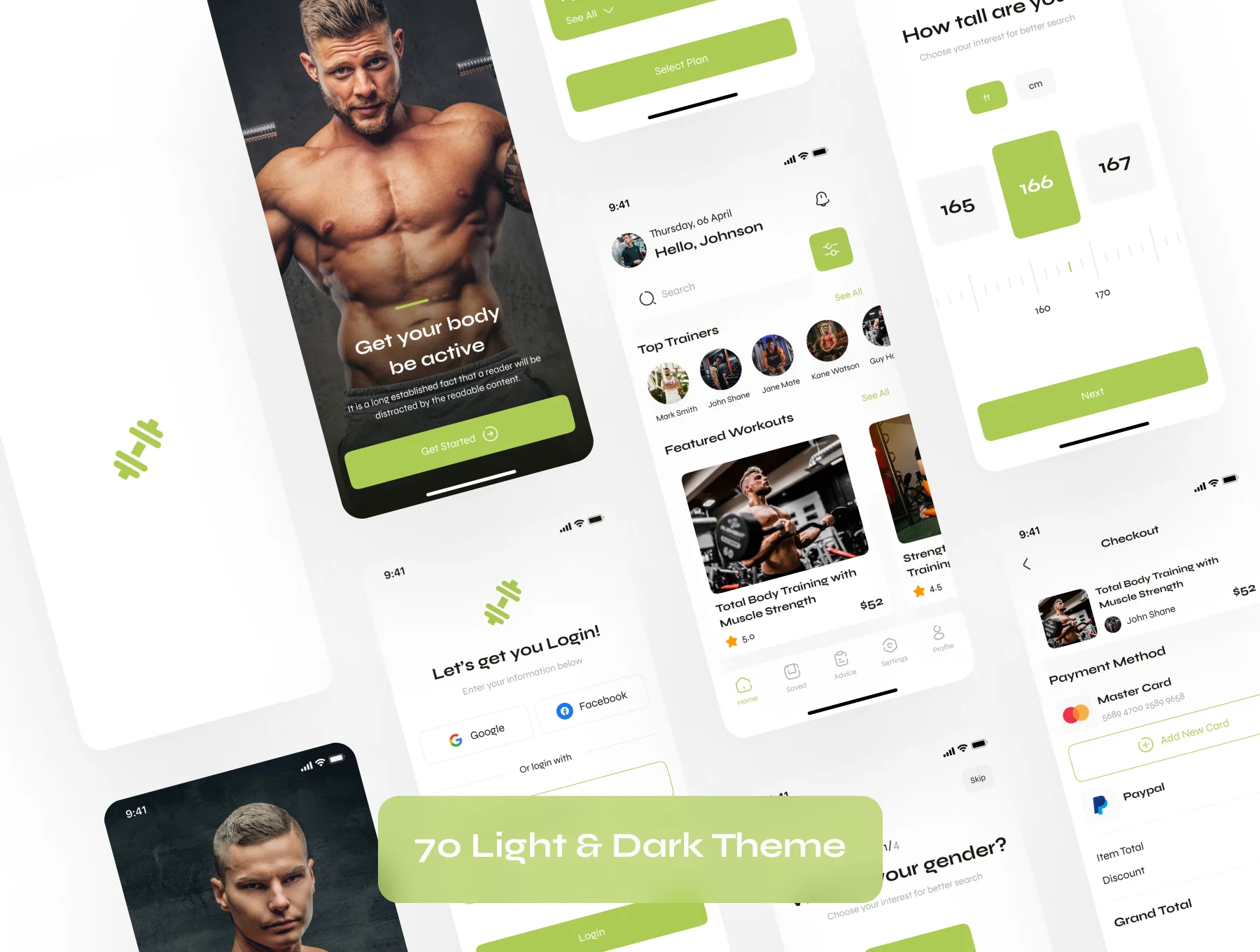 Fitness & Workout App UI Kit 5