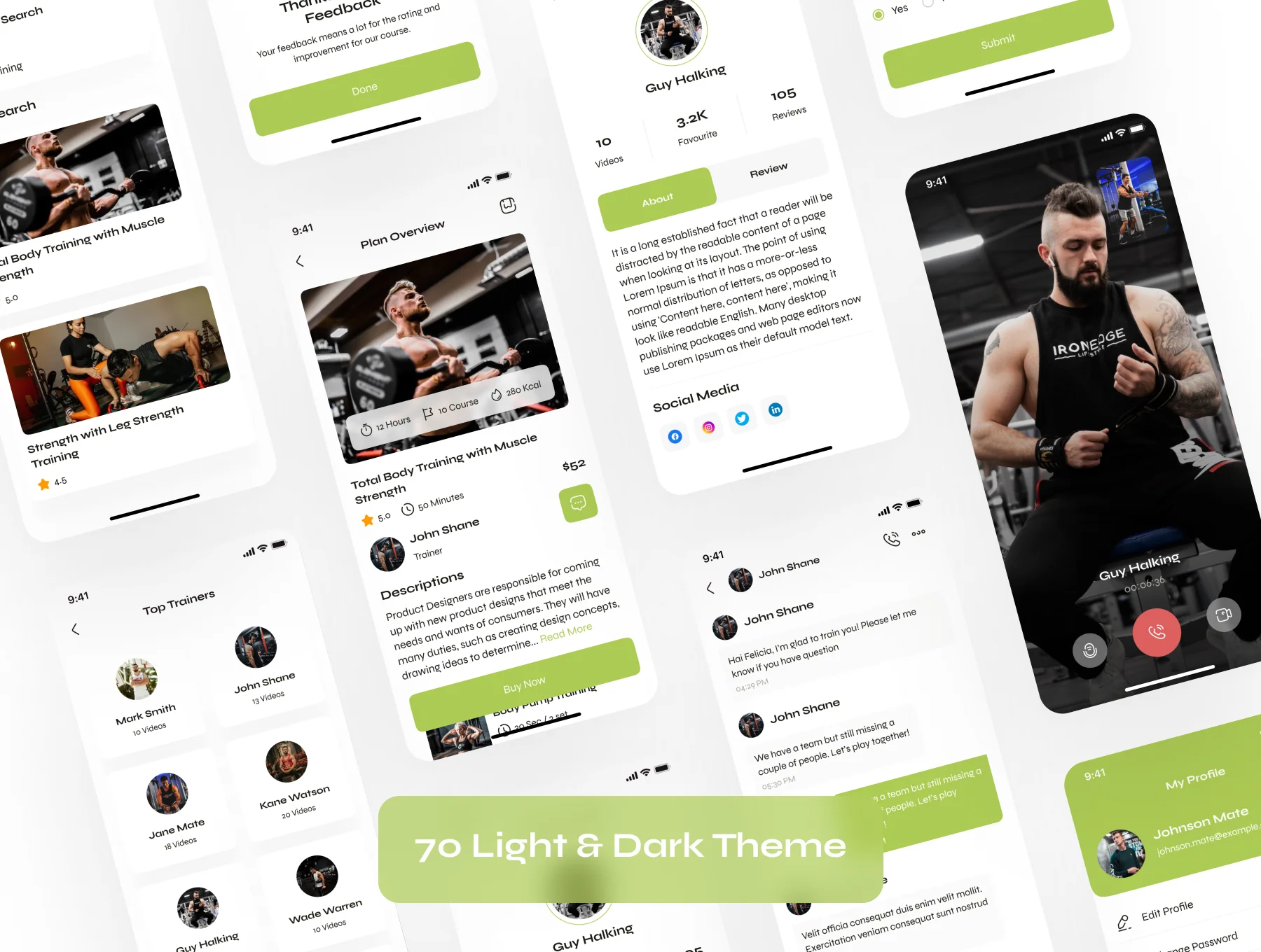 Fitness & Workout App UI Kit 6