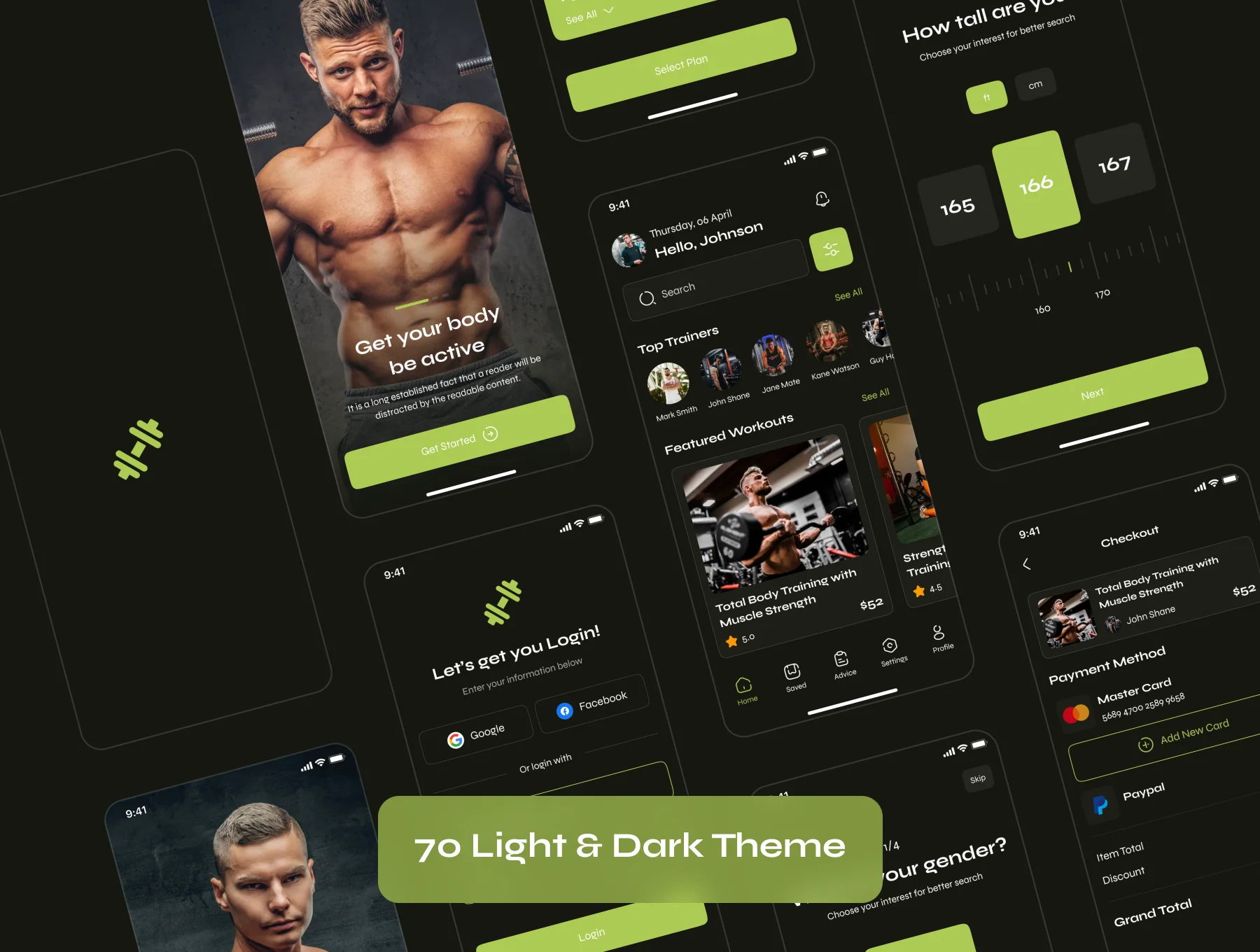 Fitness & Workout App UI Kit 7