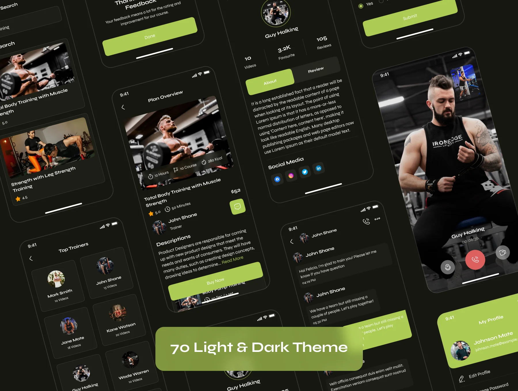 Fitness & Workout App UI Kit 8