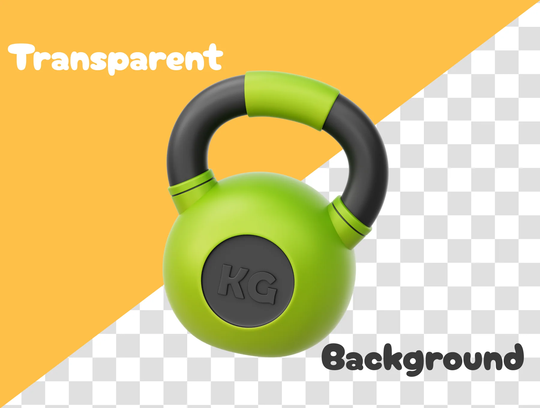 Fitness & Workout Equipment 3D Icon 3