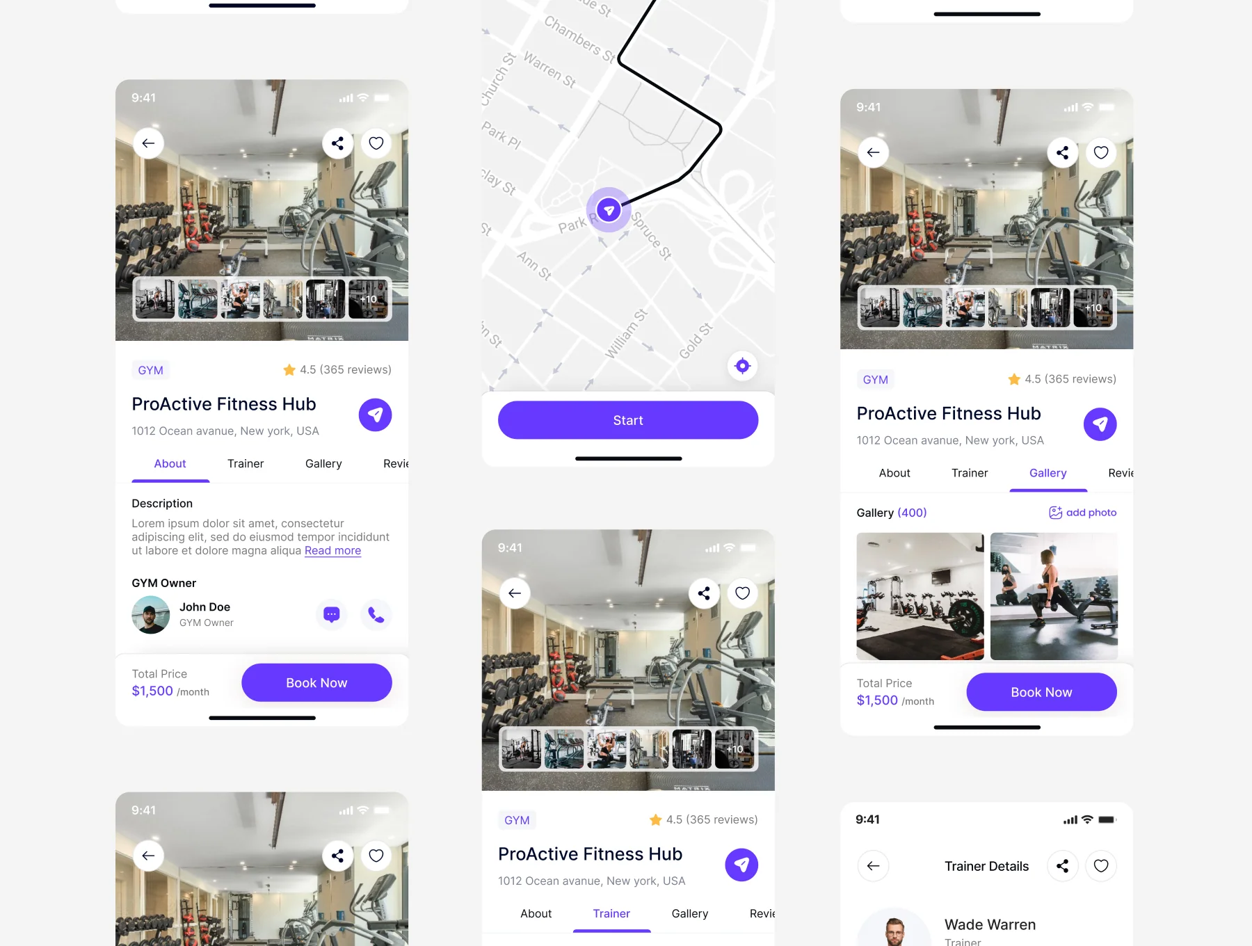 Fitness & Workout Mobile App UI Kit 5