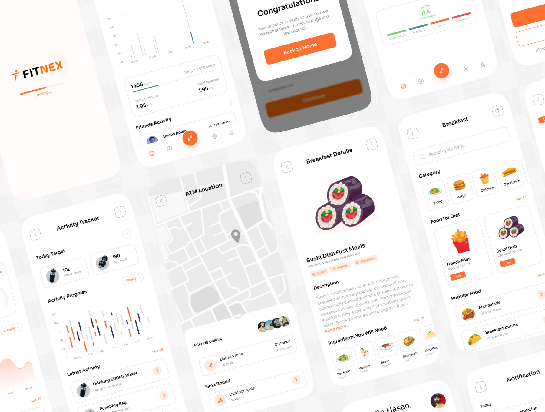 Fitnex - Fitness Mobile App UI Kit 7