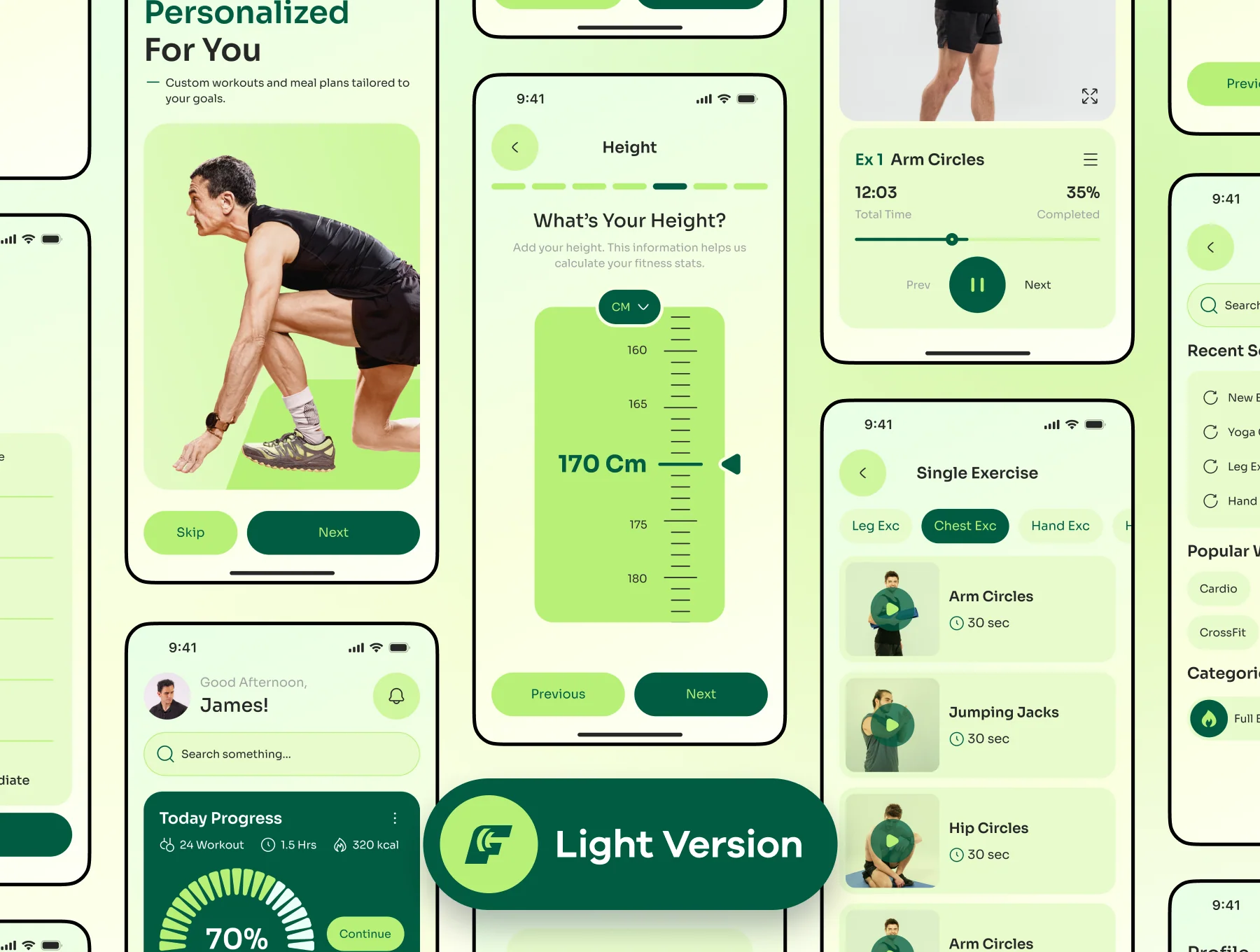 FitNook - Fitness App UI Kit 2