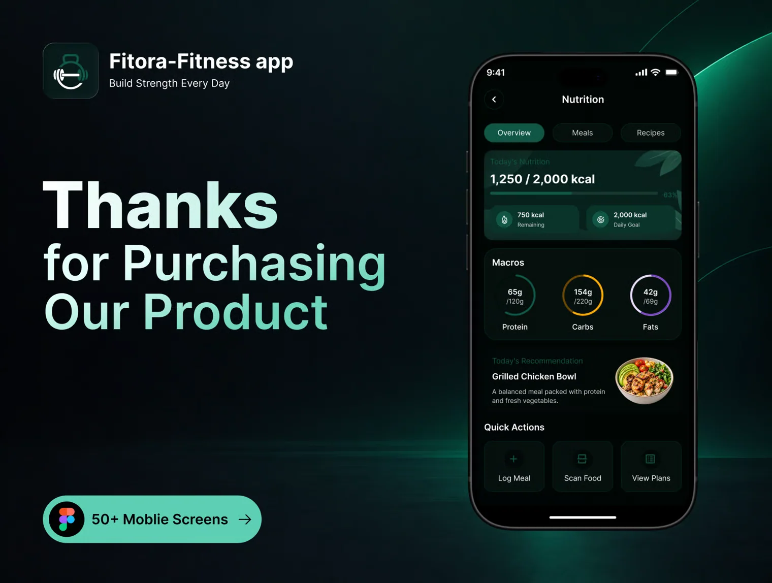 Fitora – Fitness App UI Kit for Figma 8
