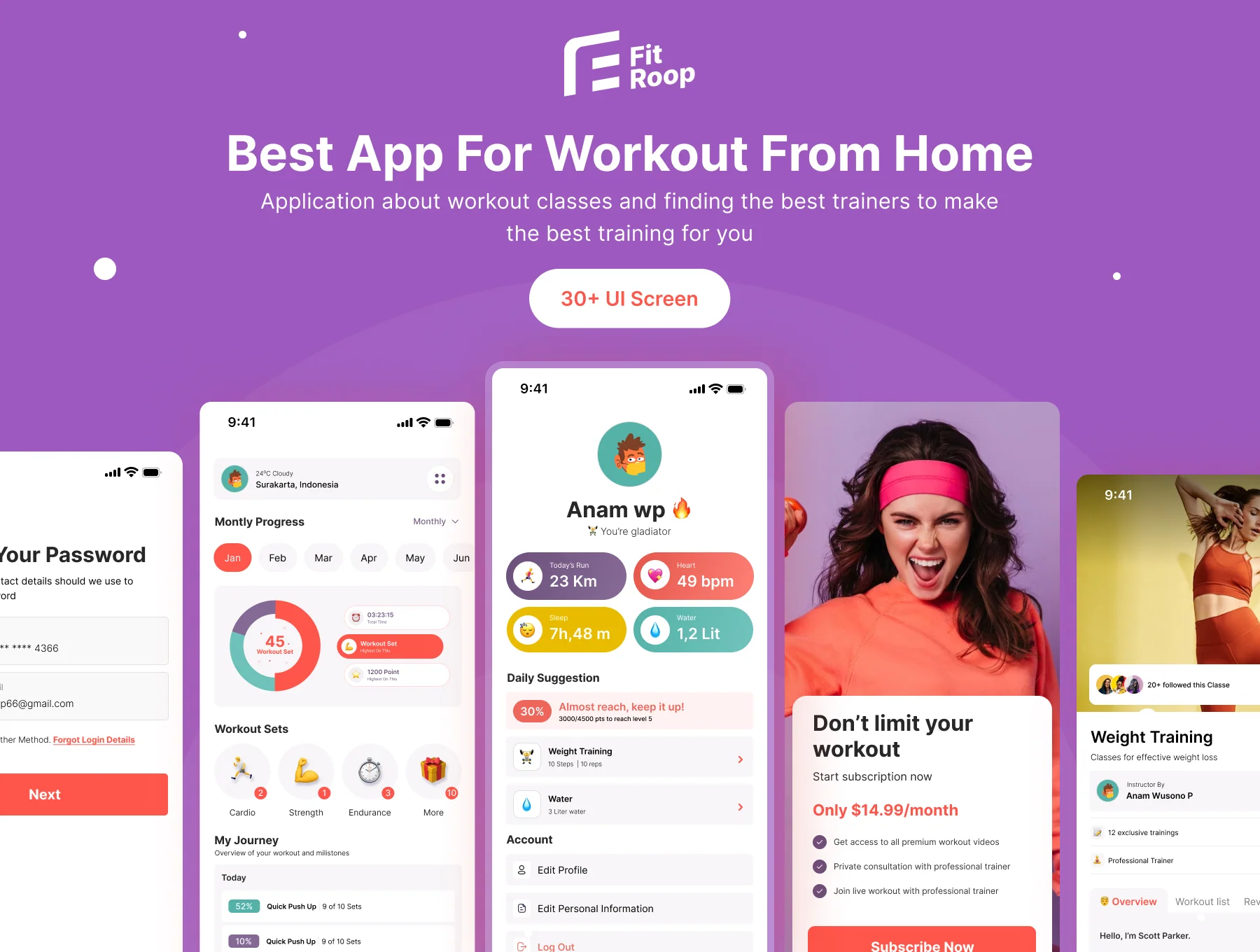 FitRoop - WorkOut Apps