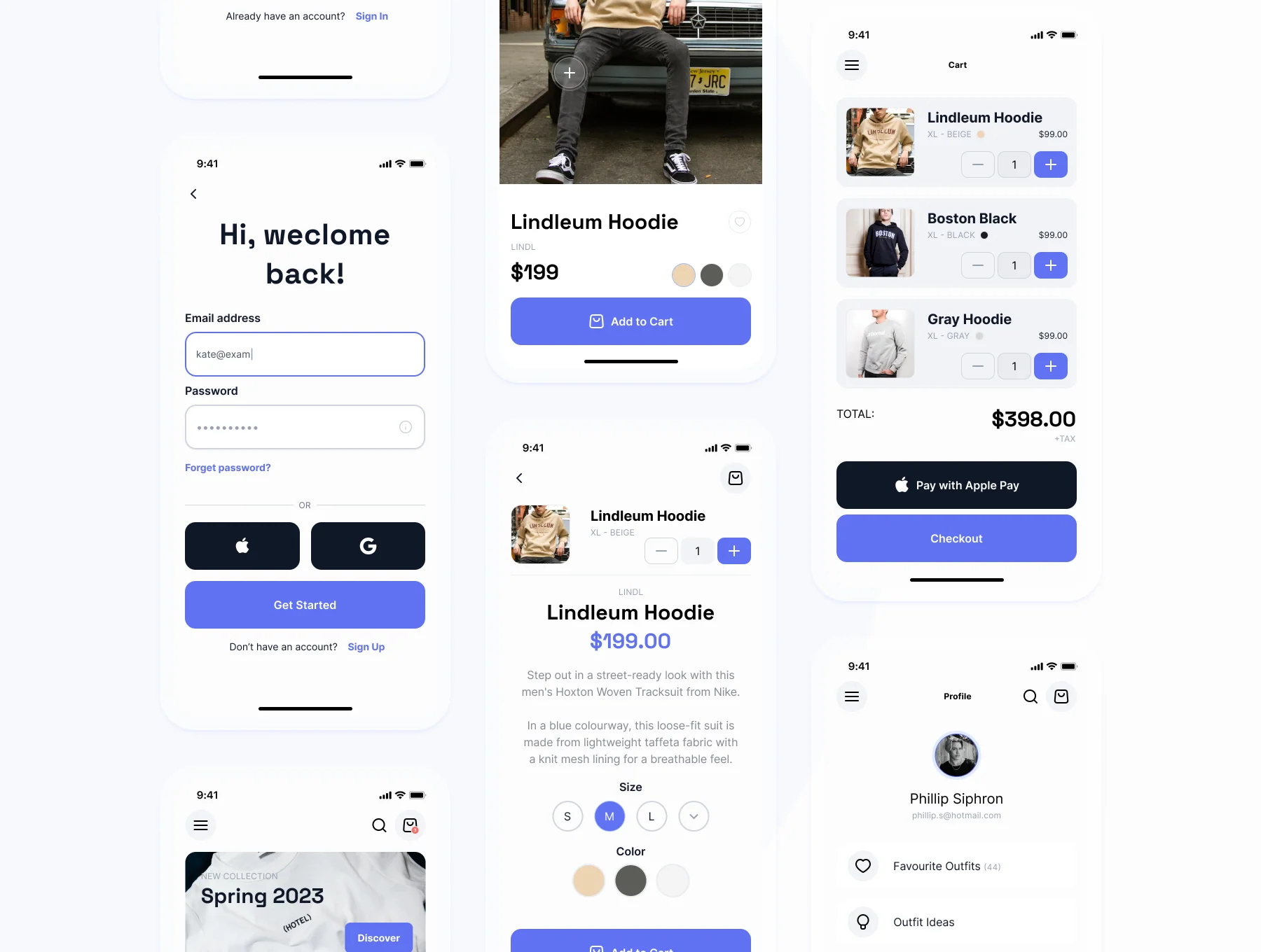 Fittly Fashion Clothing UI Kit 6