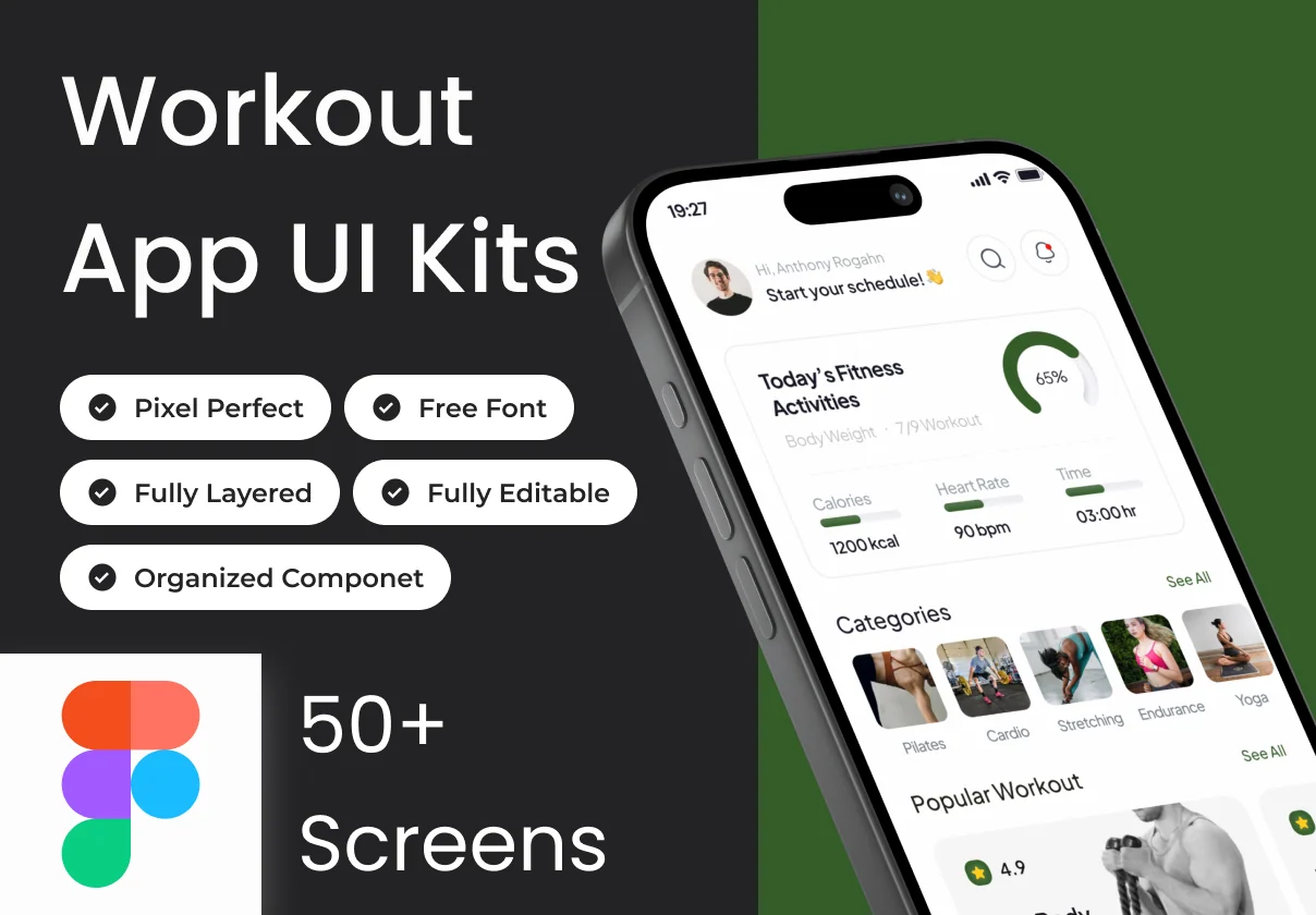 Fitverse - Workout App Ui Kits