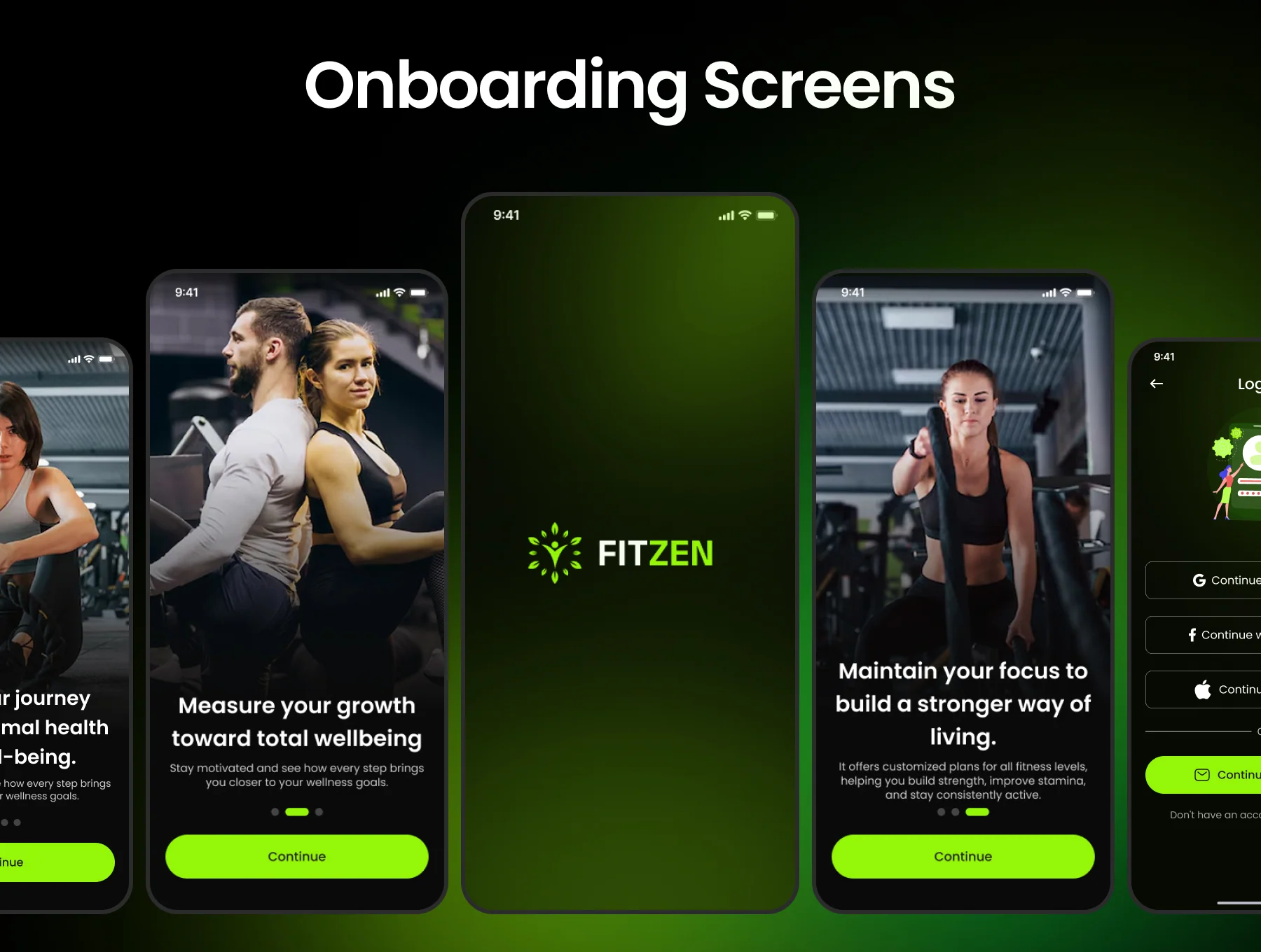 Fitzen Fitness & Workout Mobile UI Kit 3