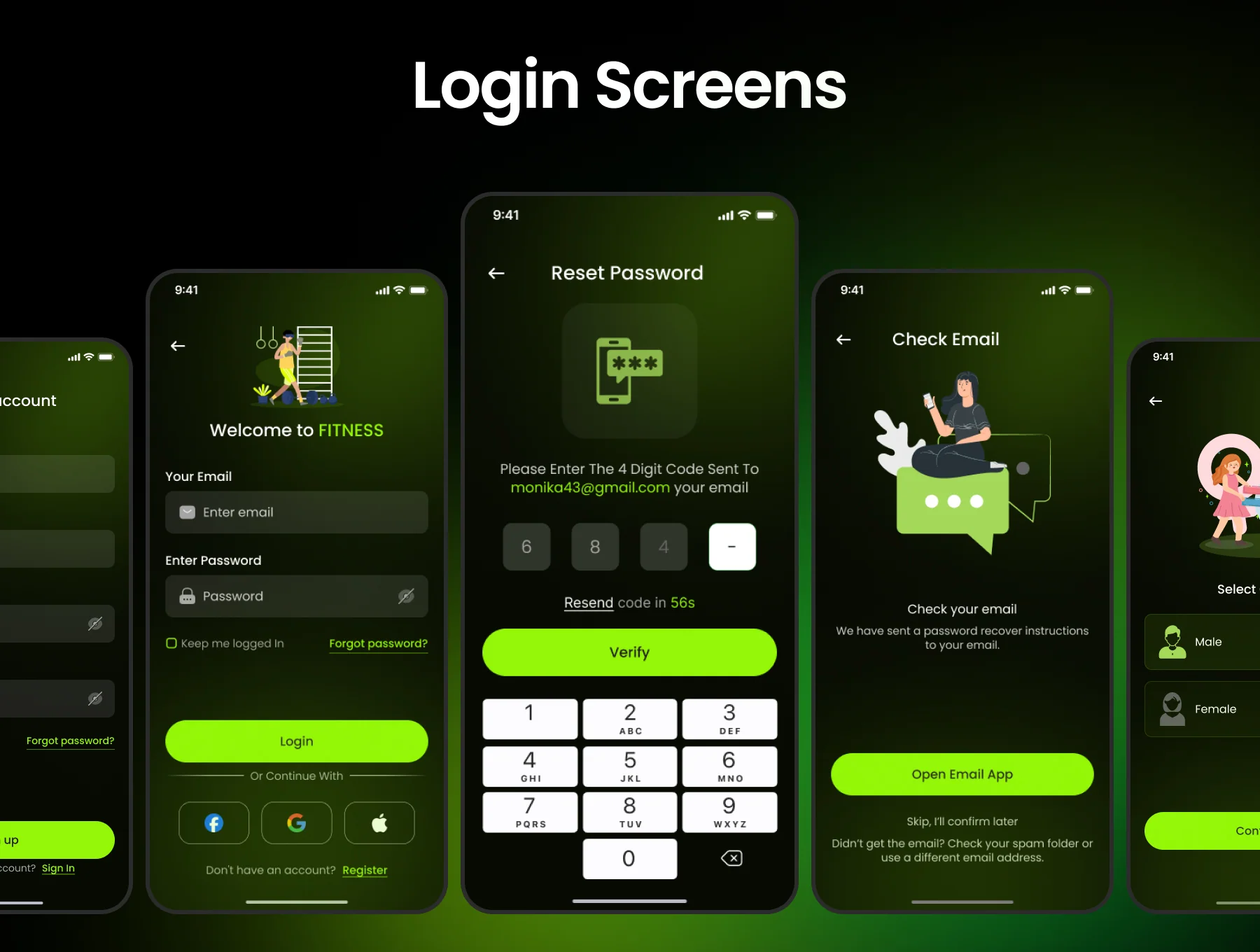 Fitzen Fitness & Workout Mobile UI Kit 4