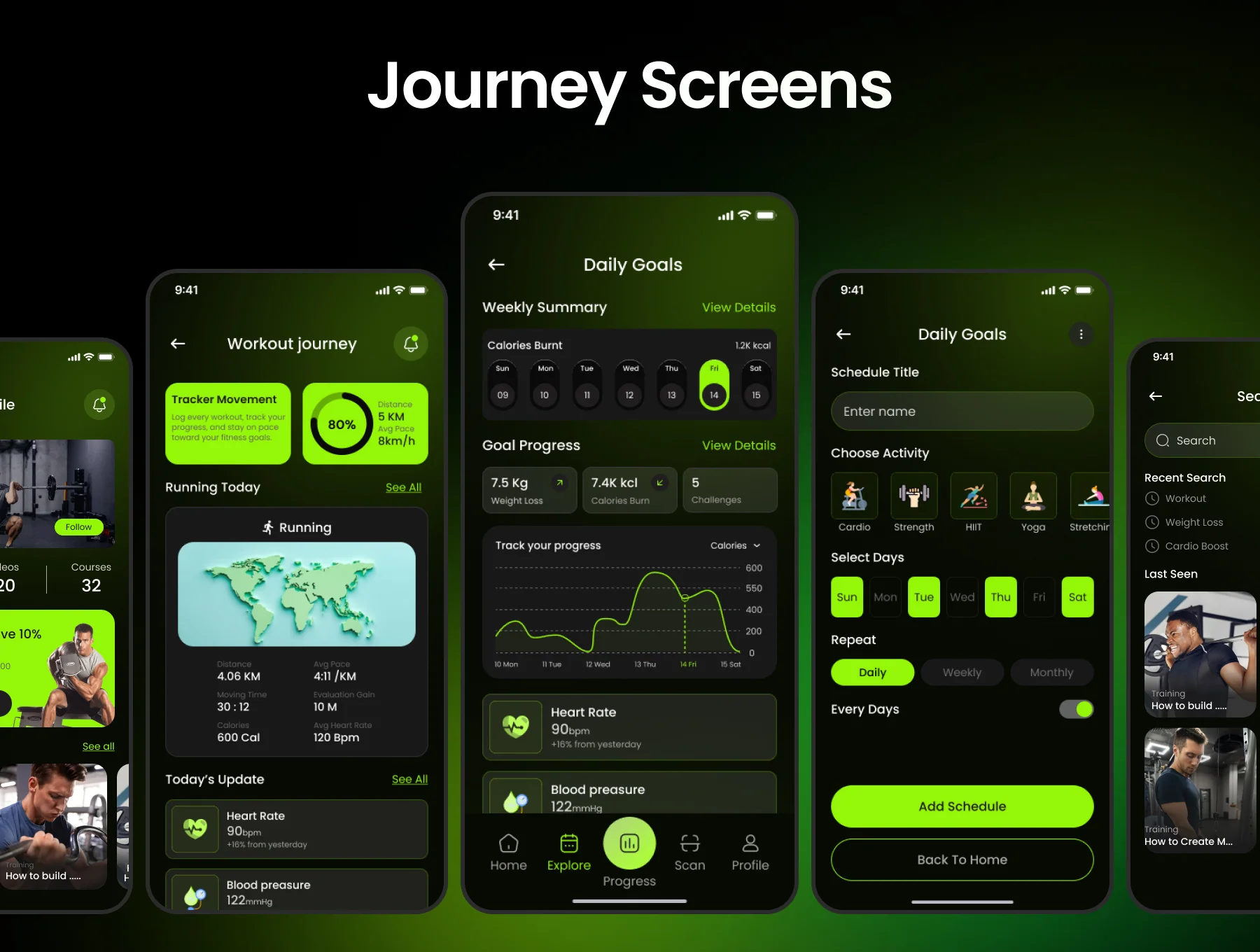 Fitzen Fitness & Workout Mobile UI Kit 6
