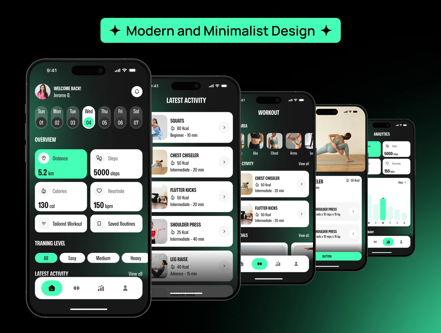 FitZone - Fitness & Gym App UI Kit 3