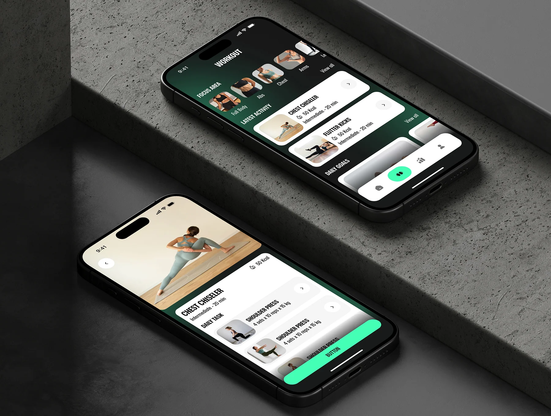 FitZone - Fitness & Gym App UI Kit 8