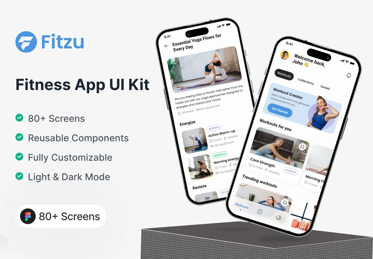 Fitzu -  Fitness App UI Kit