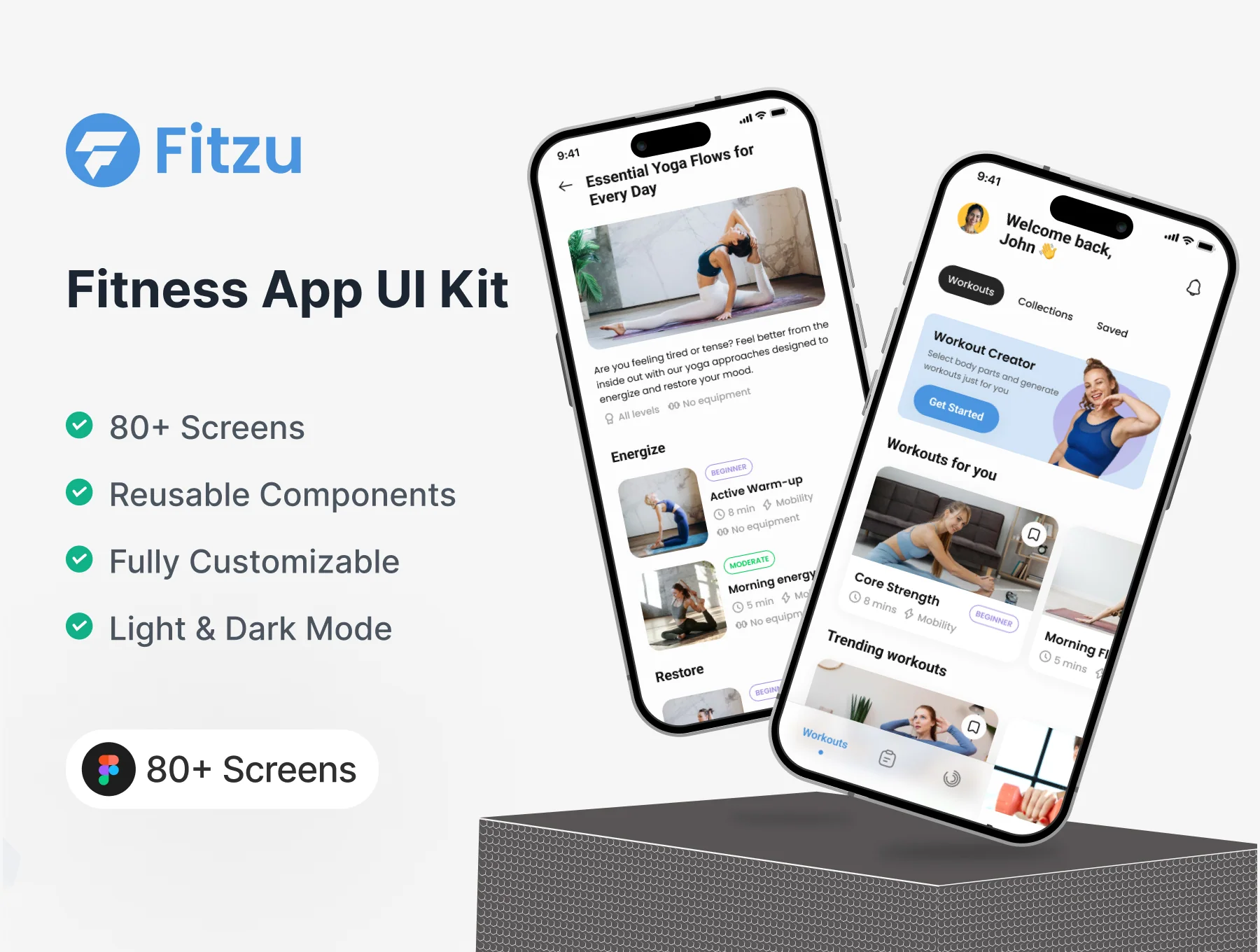 Fitzu - Fitness App UI Kit