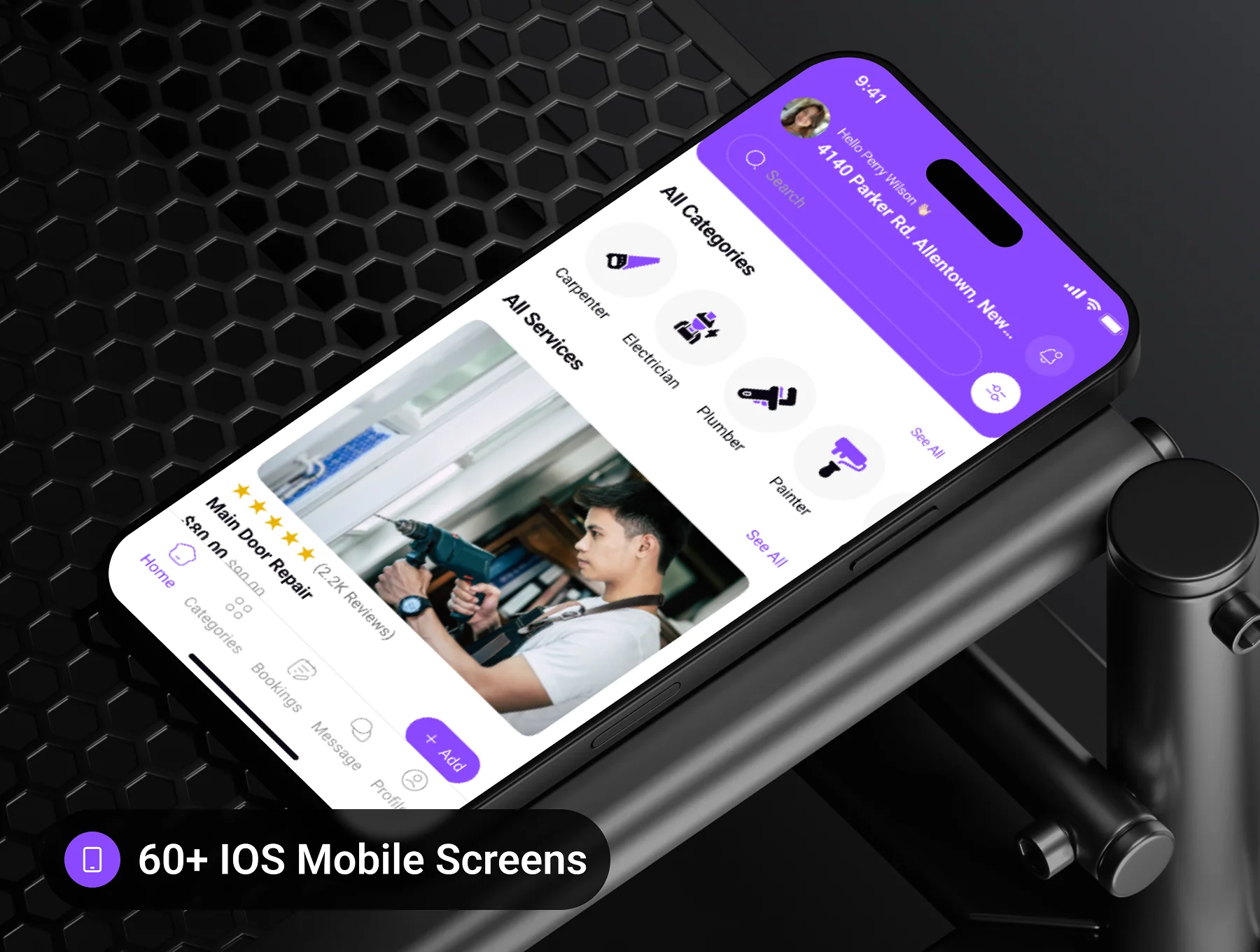Fixoria - Home Service Booking App UI Kit 9