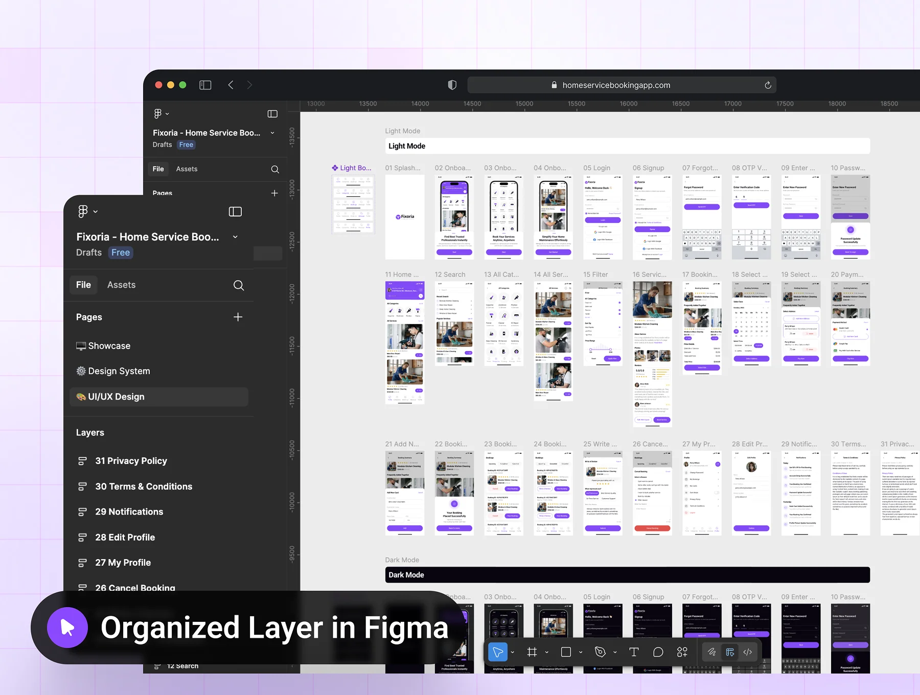 Fixoria - Home Service Booking App UI Kit 8