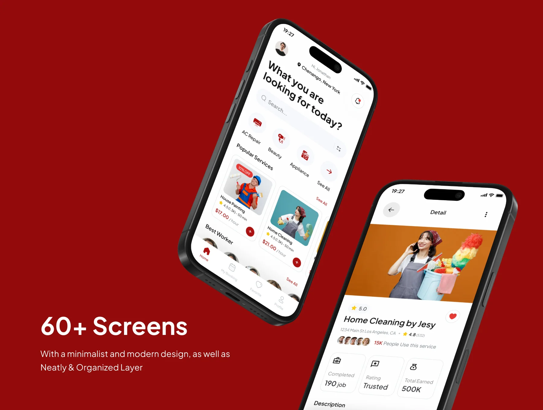 Fixsy - Home Service  App UI Kits 3