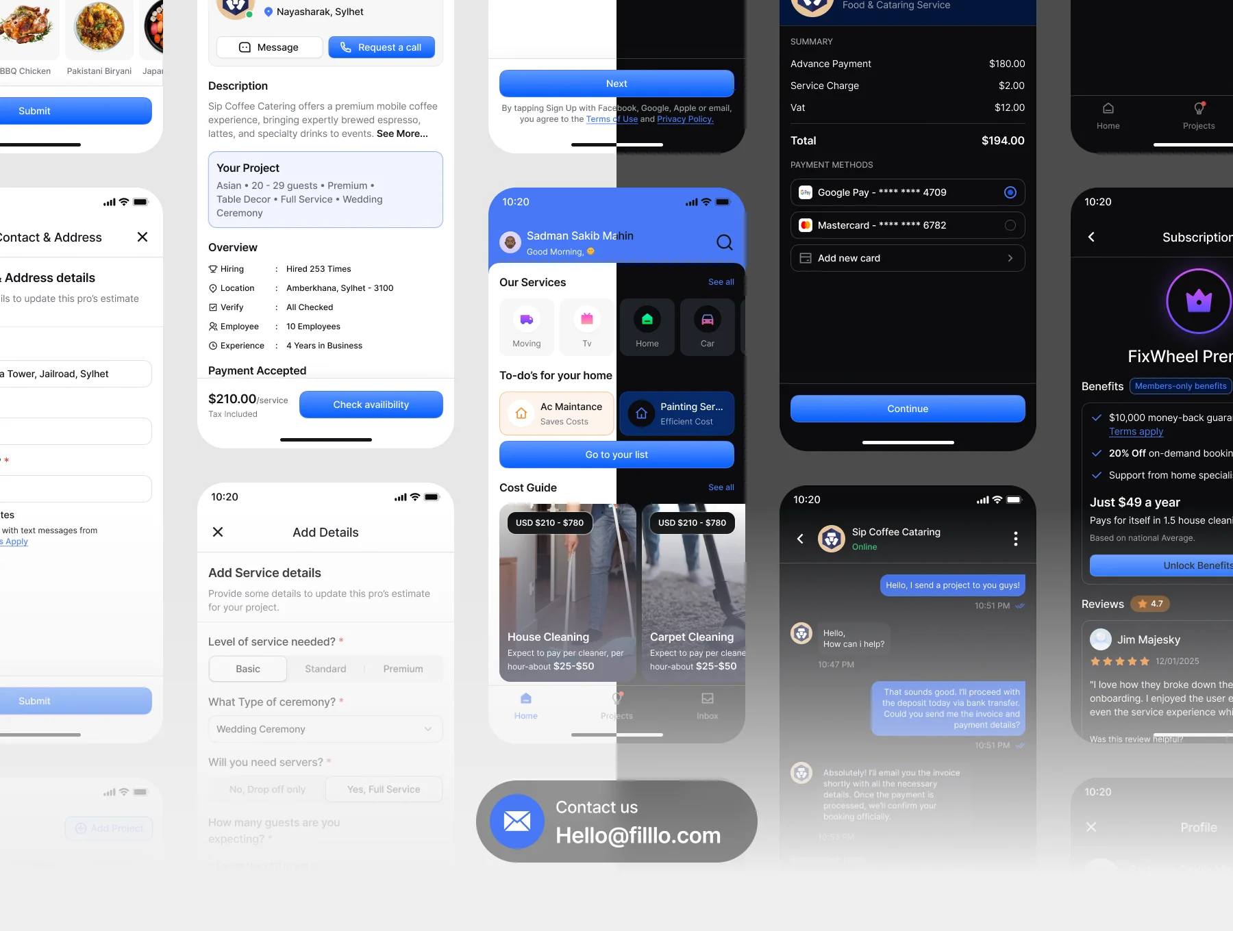 FixWheel - Home Service App Ui Kit 6
