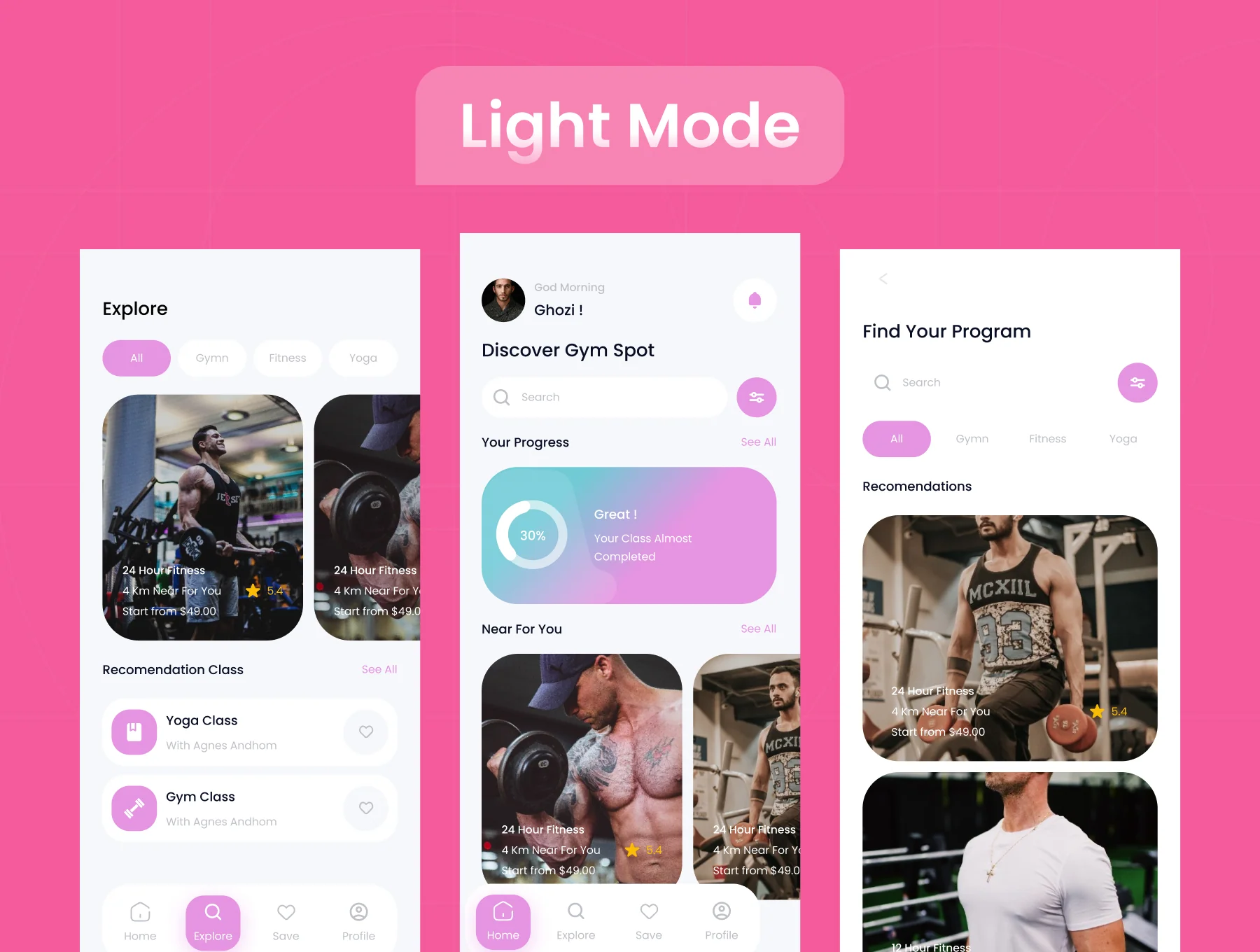 Fitness & Workout App UI Kit 5