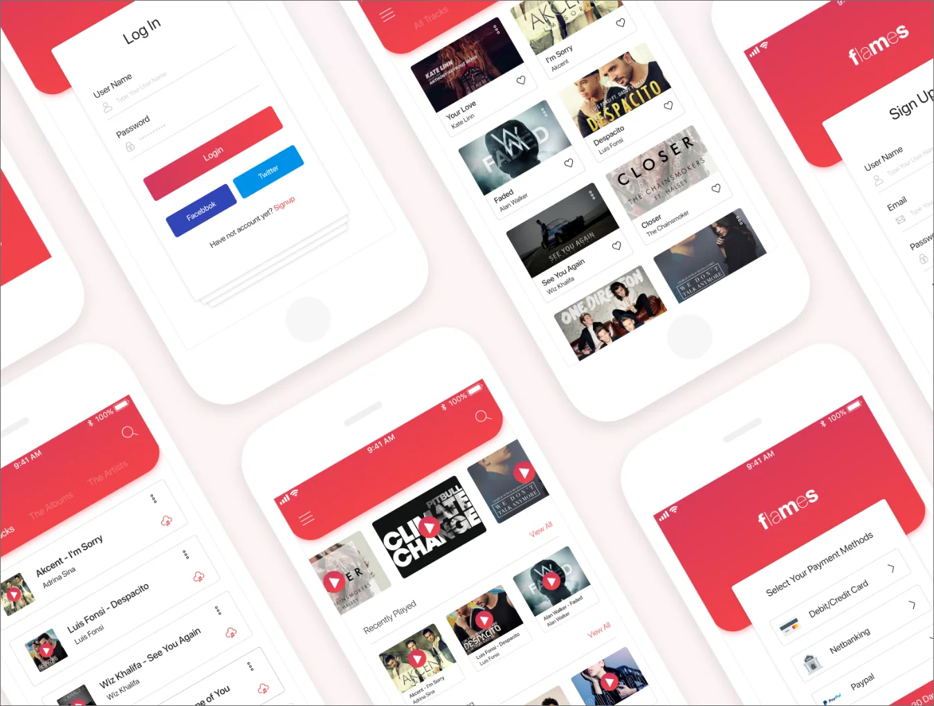 Flames iOS Ui Kit 3